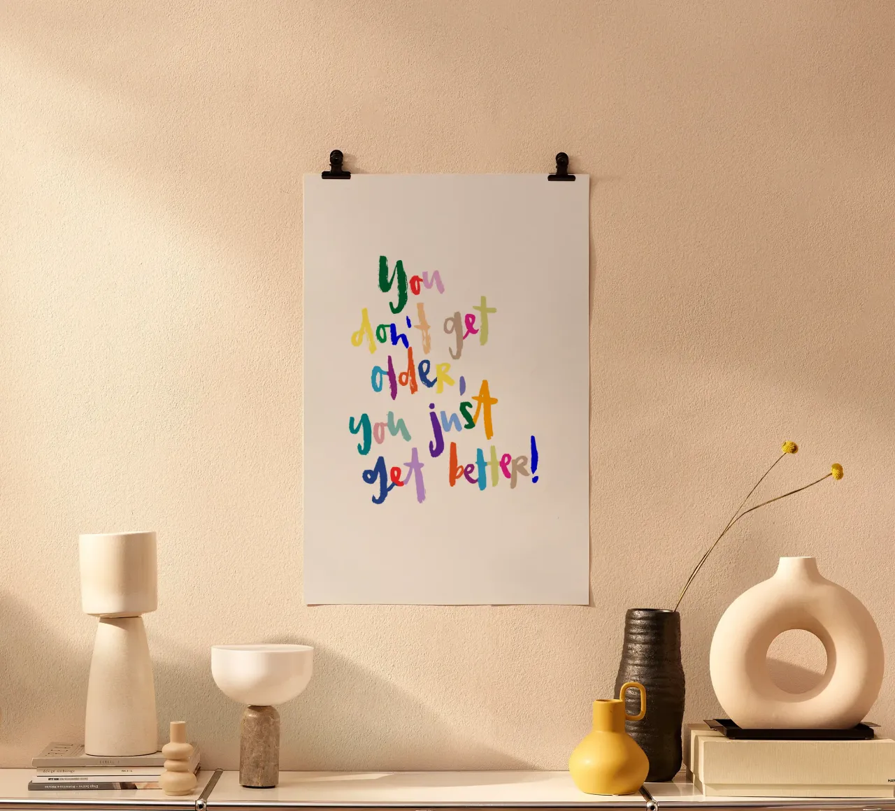 You Don't Get Older carta hahnemühle da Brushmeetspaper