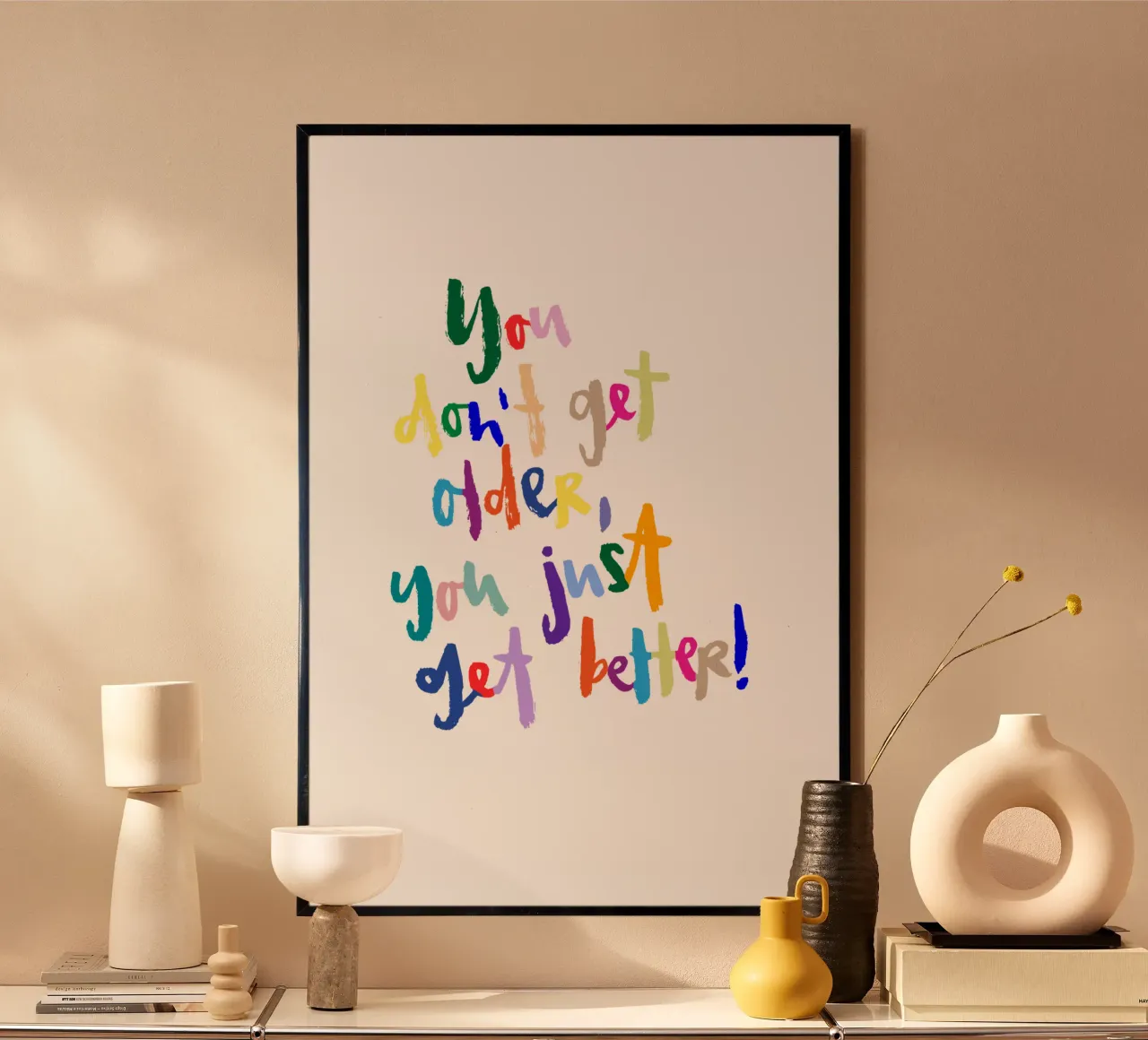You Don't Get Older carta hahnemühle da Brushmeetspaper