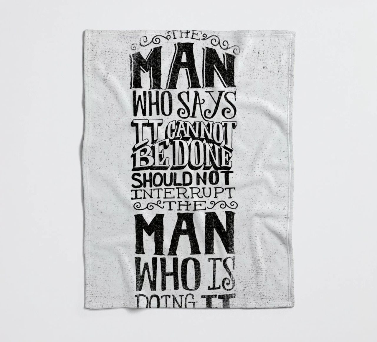 A man who says it cannot be done coperta in pile da Matthew Taylor Wilson