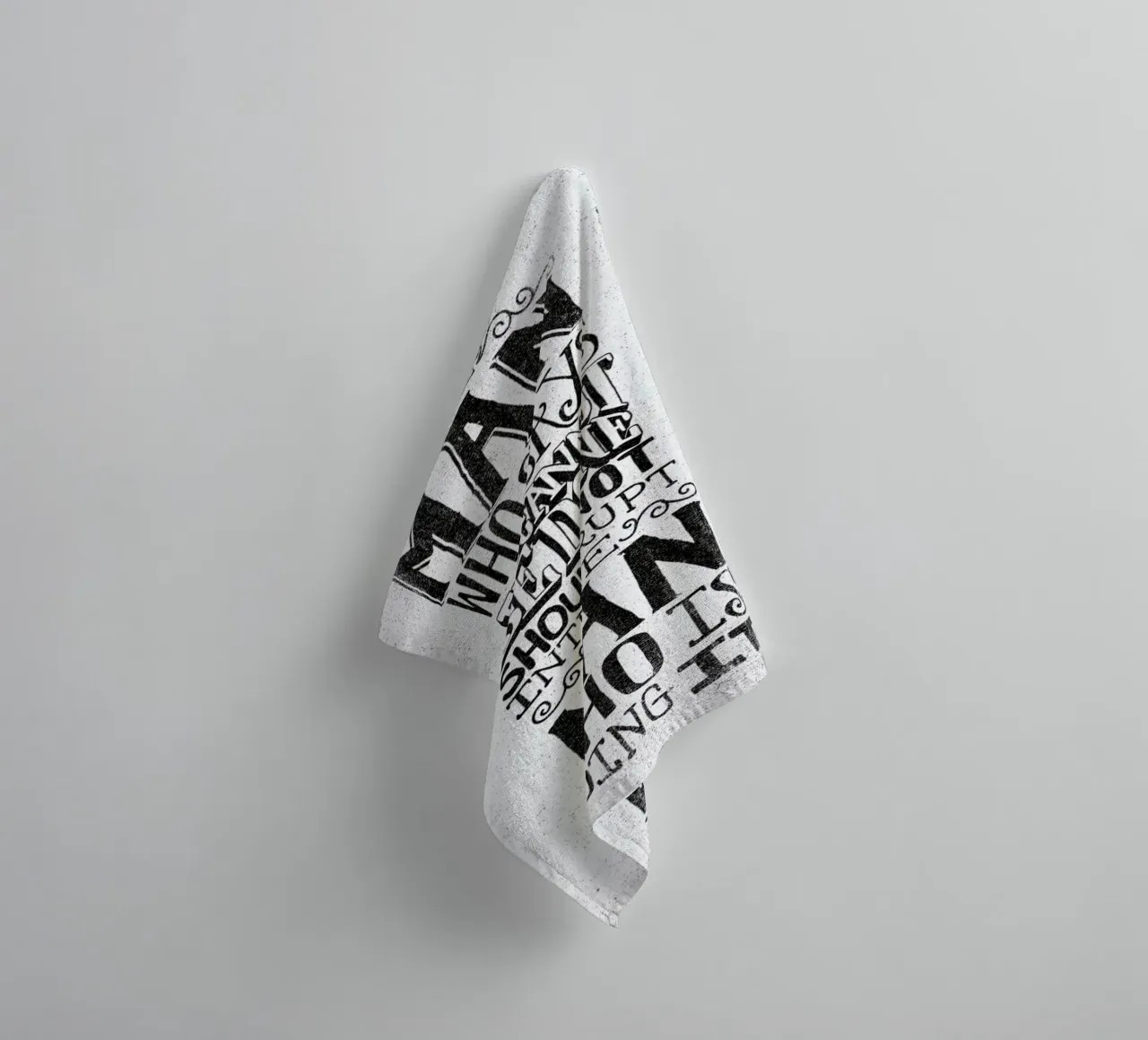 A man who says it cannot be done towel by Matthew Taylor Wilson