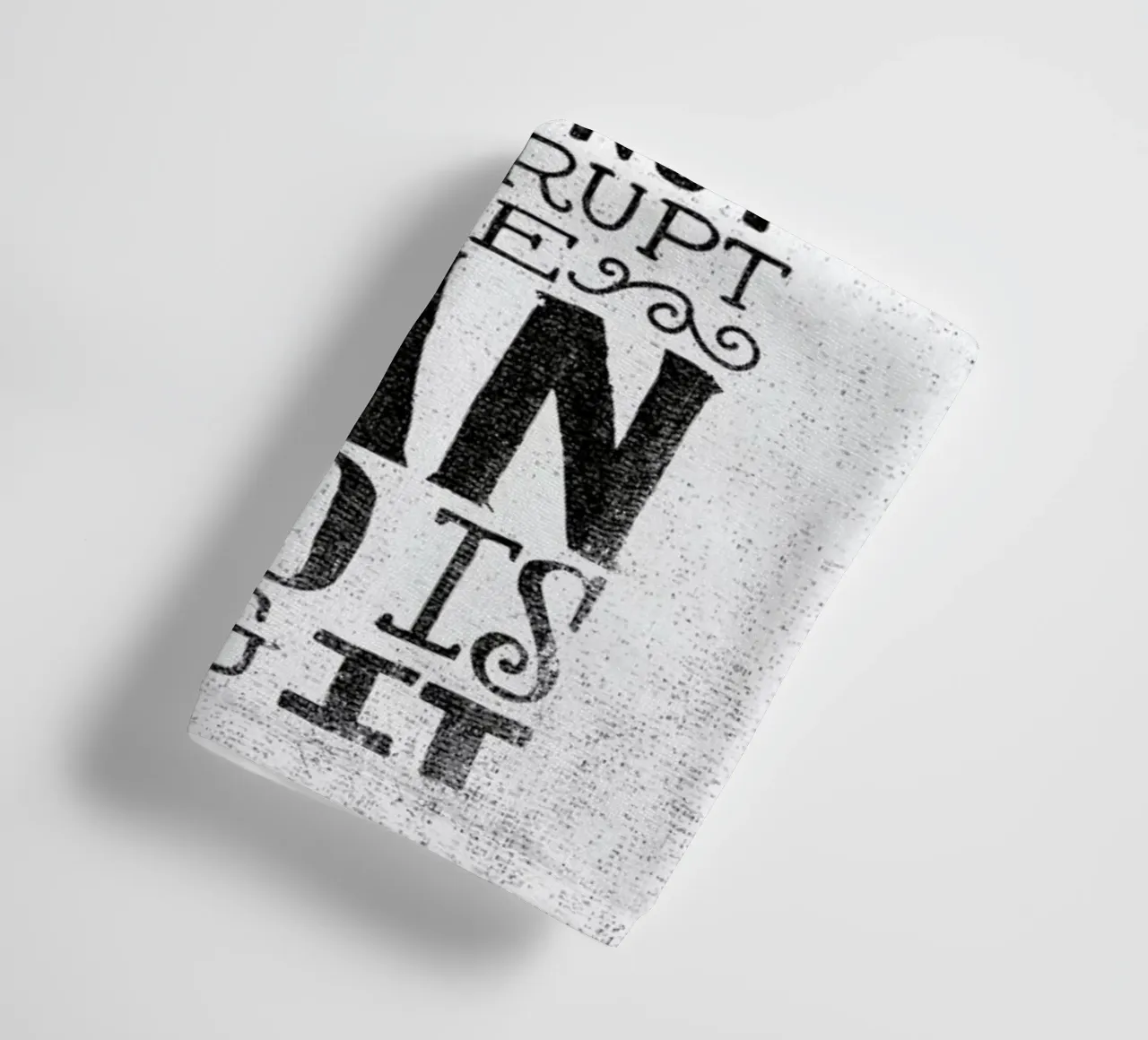 A man who says it cannot be done towel by Matthew Taylor Wilson