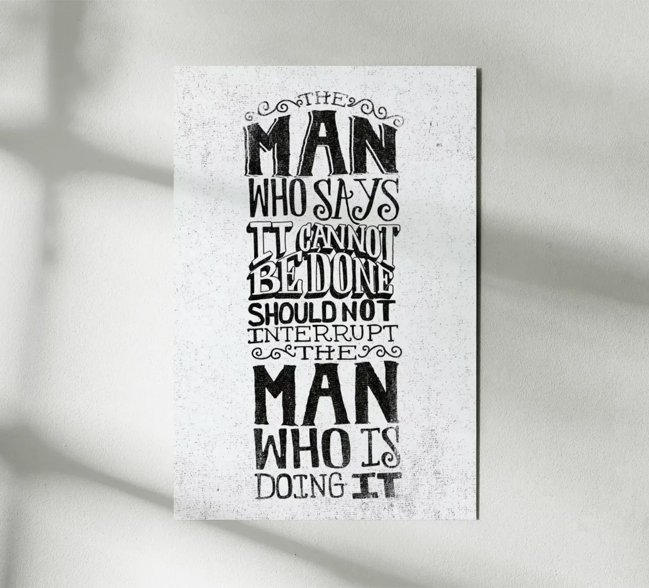 A man who says it cannot be done pannello forex da Matthew Taylor Wilson