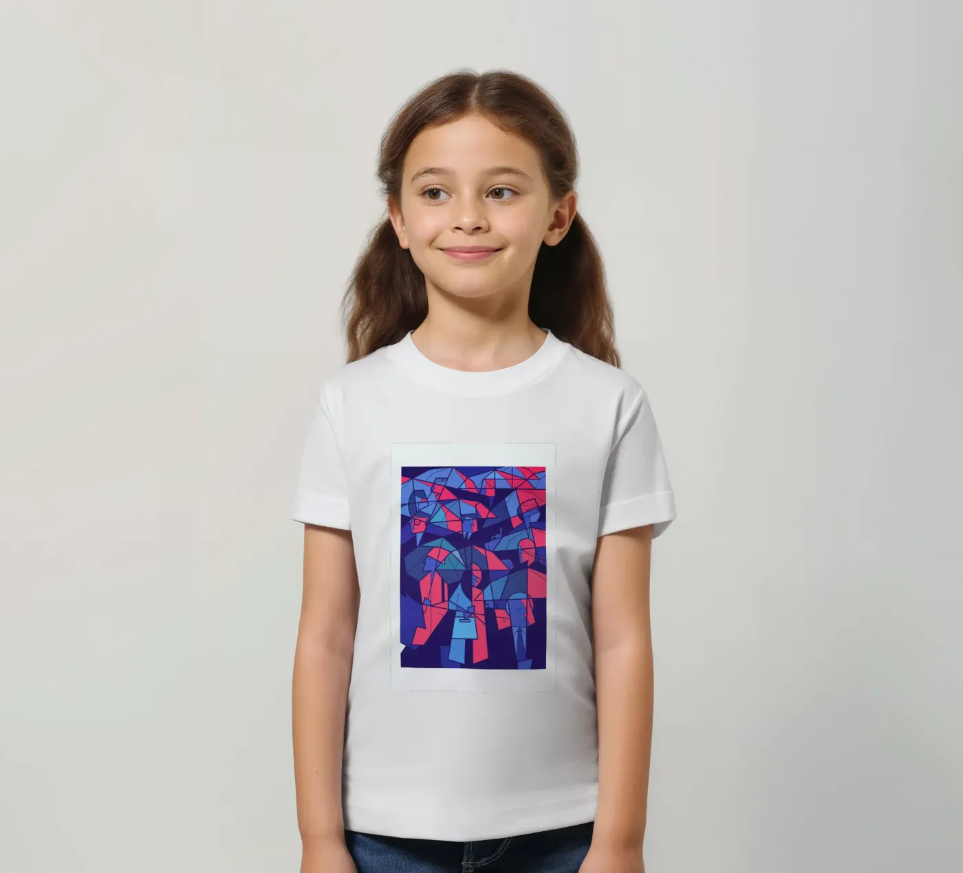 Tokyo Frames Rain Kinder T-Shirt von Ale Giorgini