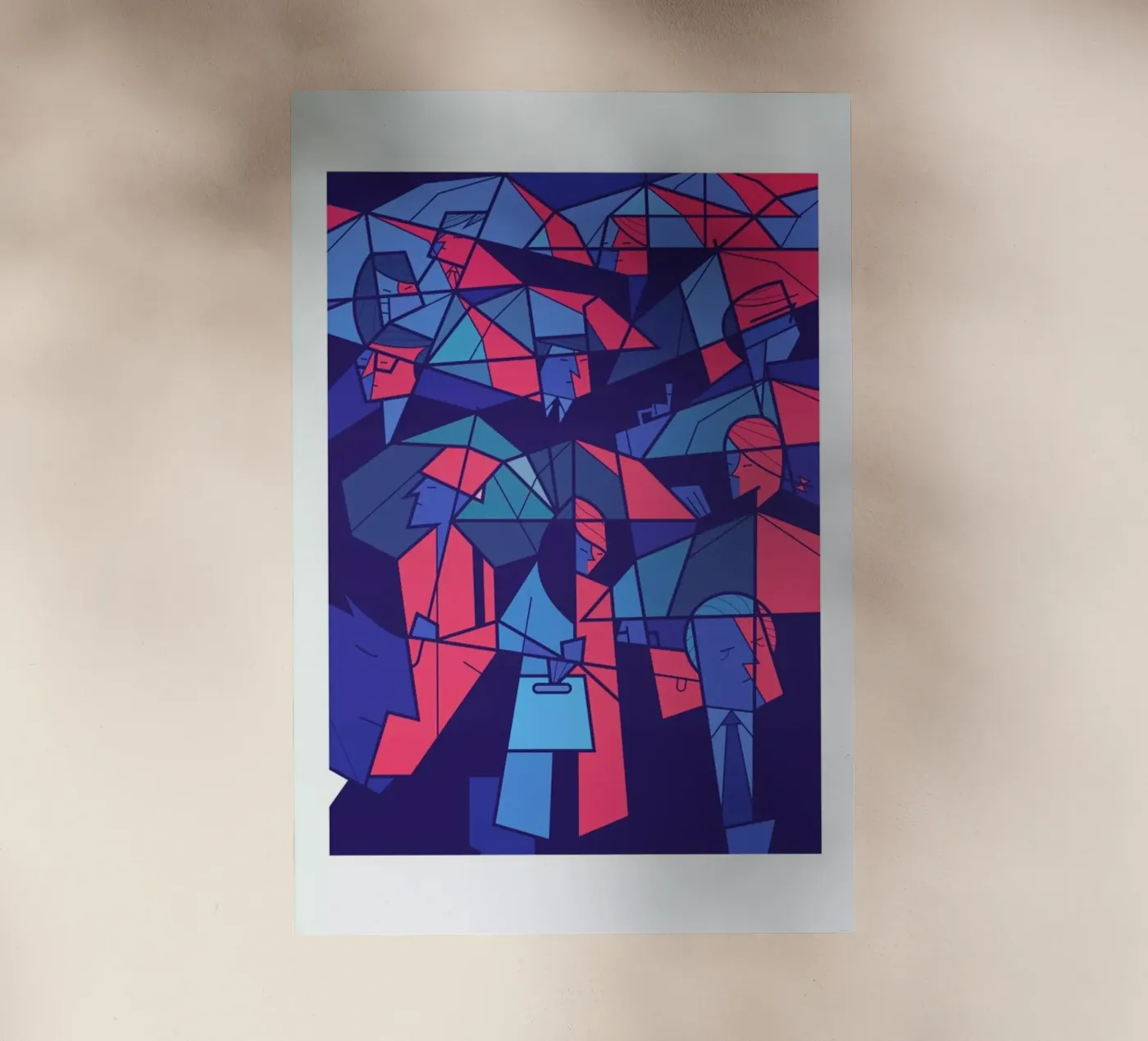 Tokyo Frames Rain backlit folie van Ale Giorgini