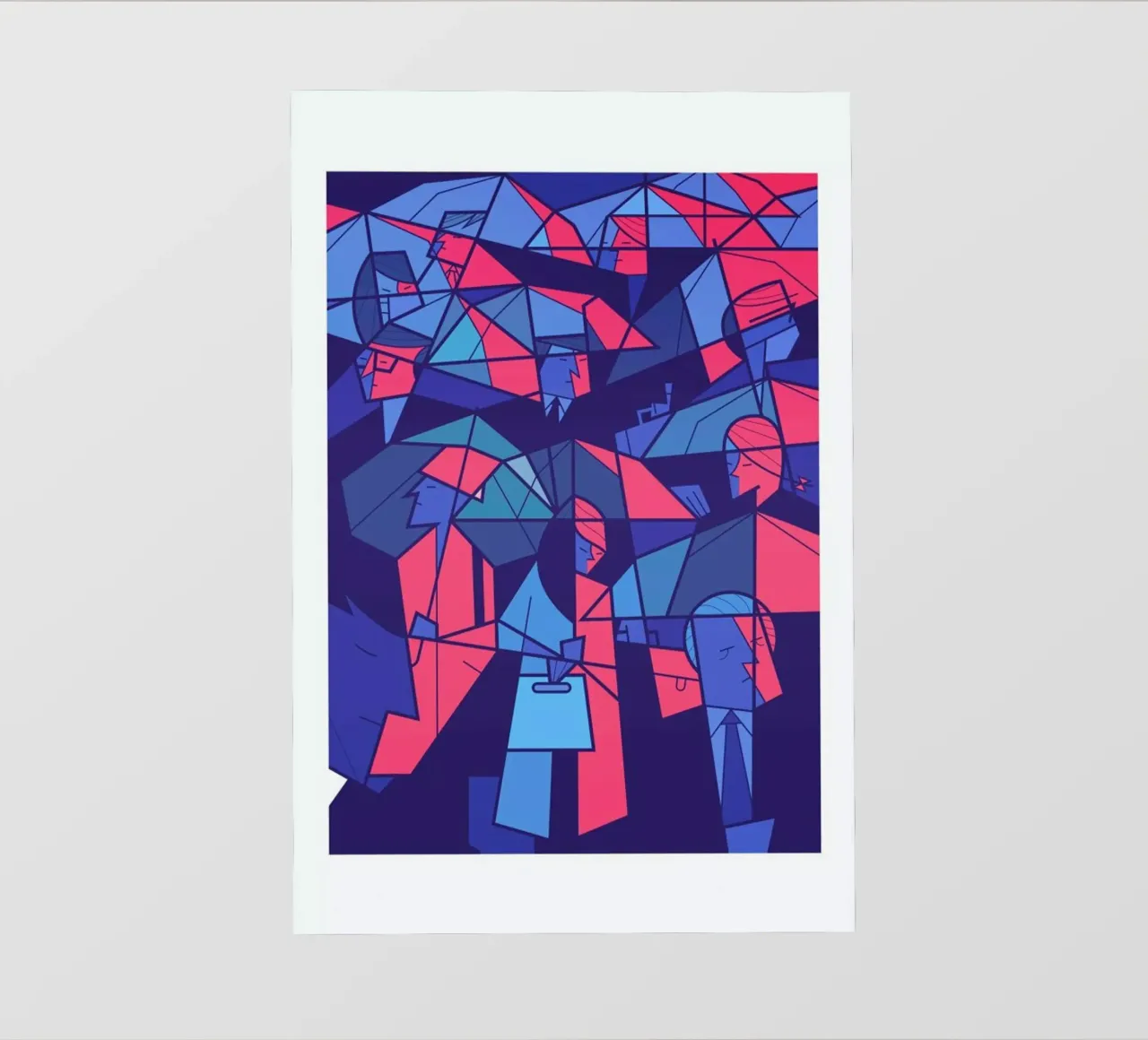 Tokyo Frames Rain pellicola backlit da Ale Giorgini