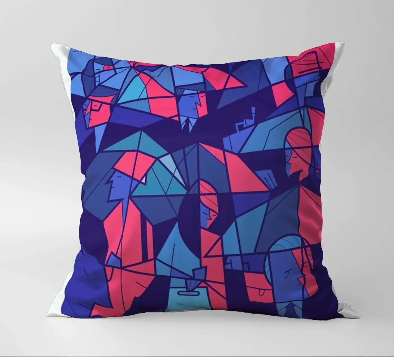 Tokyo Frames Rain cuscino da Ale Giorgini