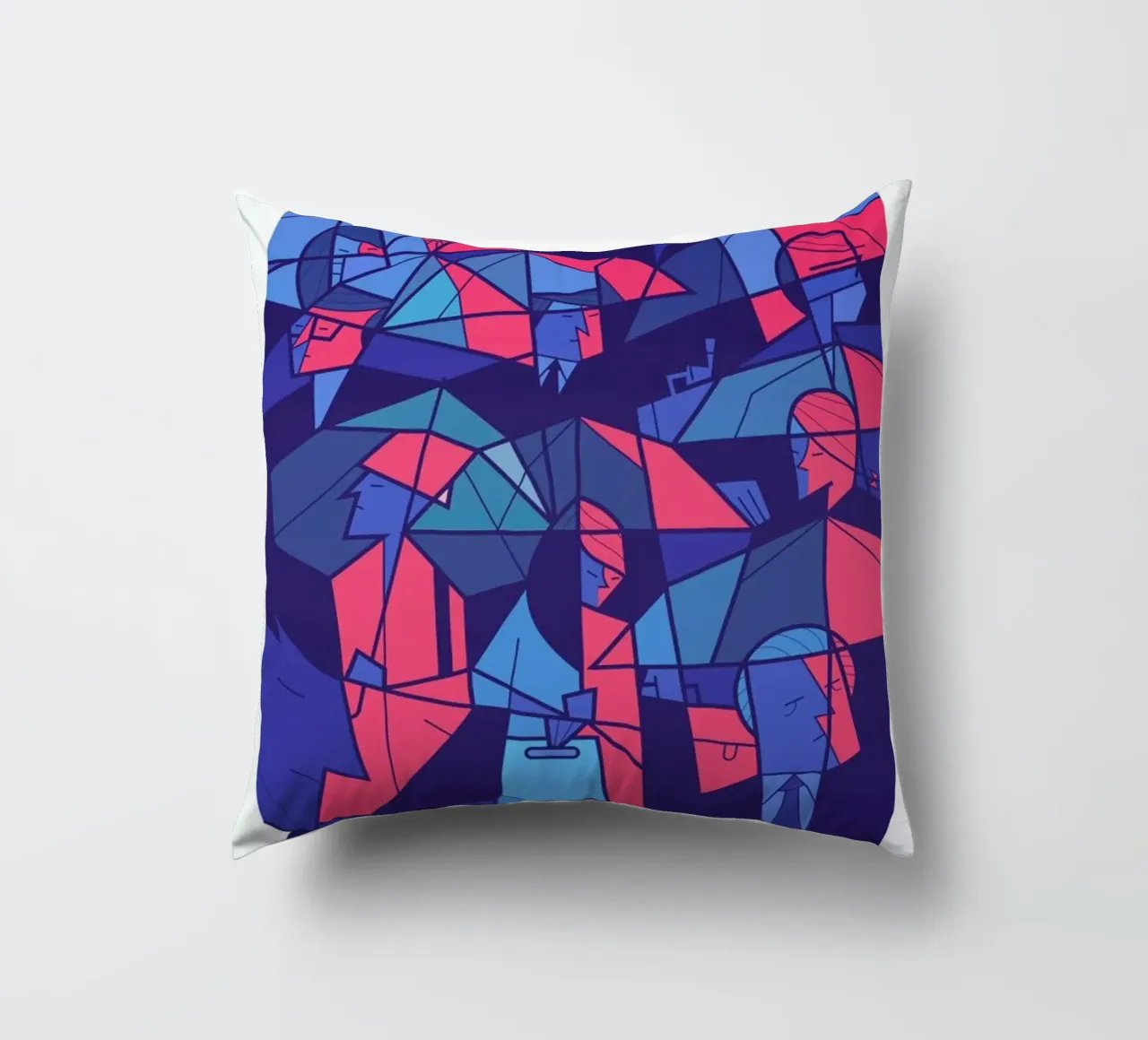 Tokyo Frames Rain cuscino da Ale Giorgini