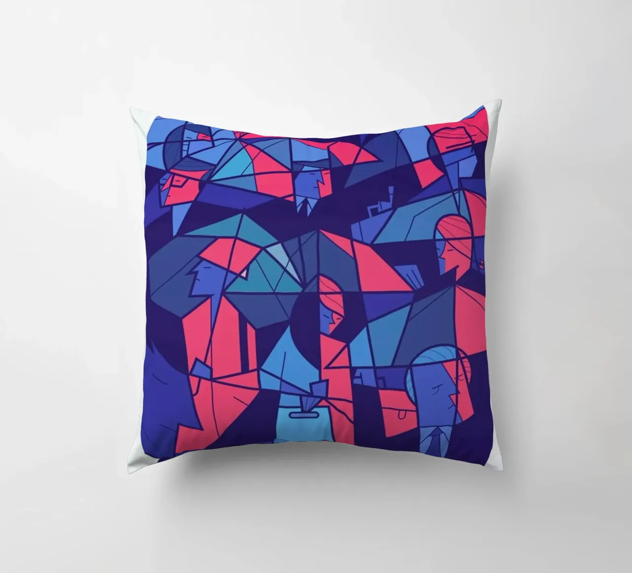 Tokyo Frames Rain cuscino da Ale Giorgini