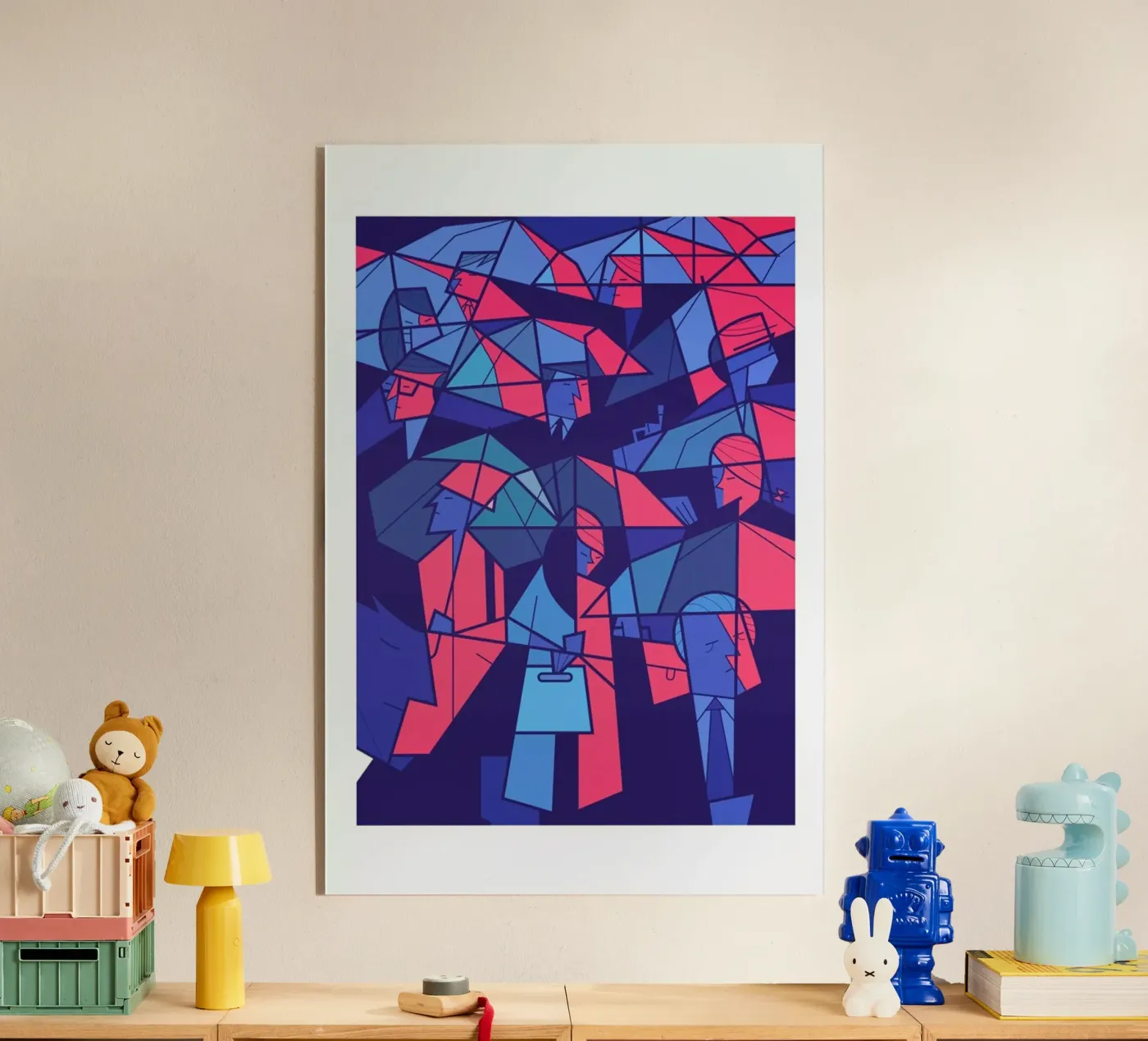 Tokyo Frames Rain acrylic glass by Ale Giorgini