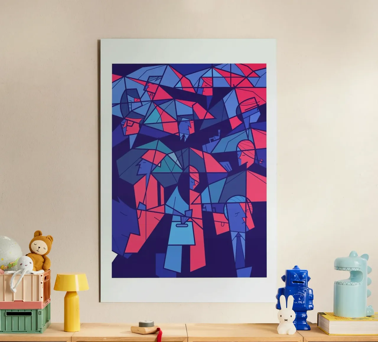 Tokyo Frames Rain alluminio dibond da Ale Giorgini