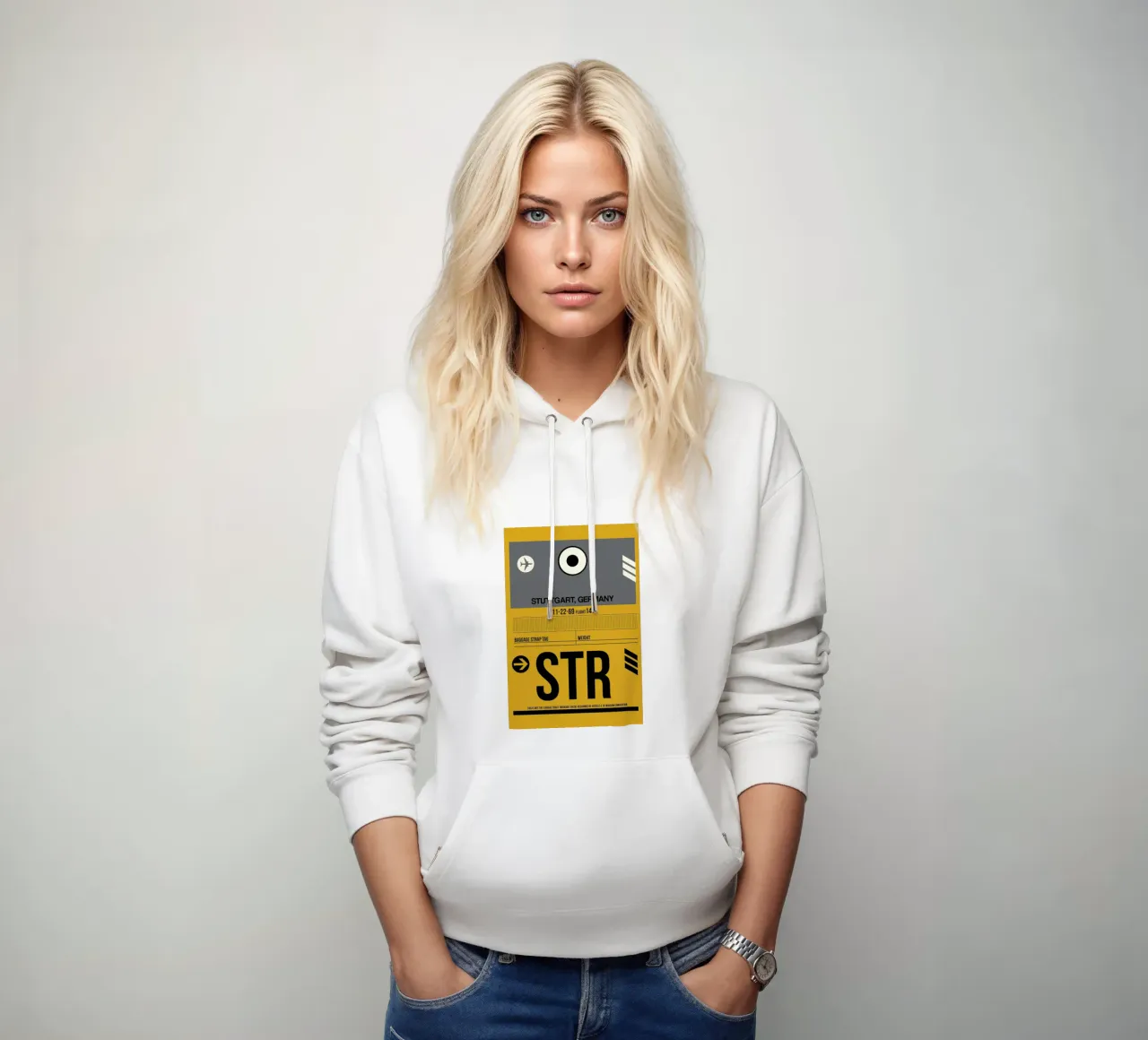 STR - Stuttgart felpa con cappuccio da Naxart