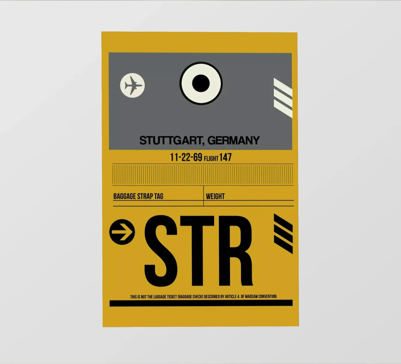 STR - Stuttgart pellicola backlit da Naxart