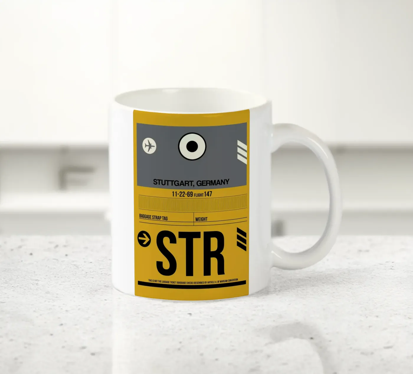STR - Stuttgart ceramic mug by Naxart