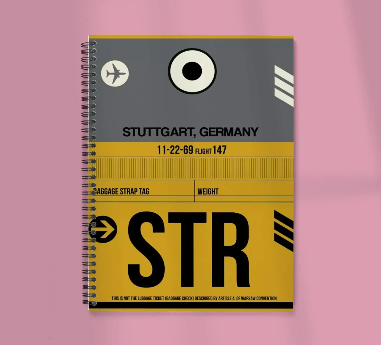 STR - Stuttgart spiral notebook by Naxart