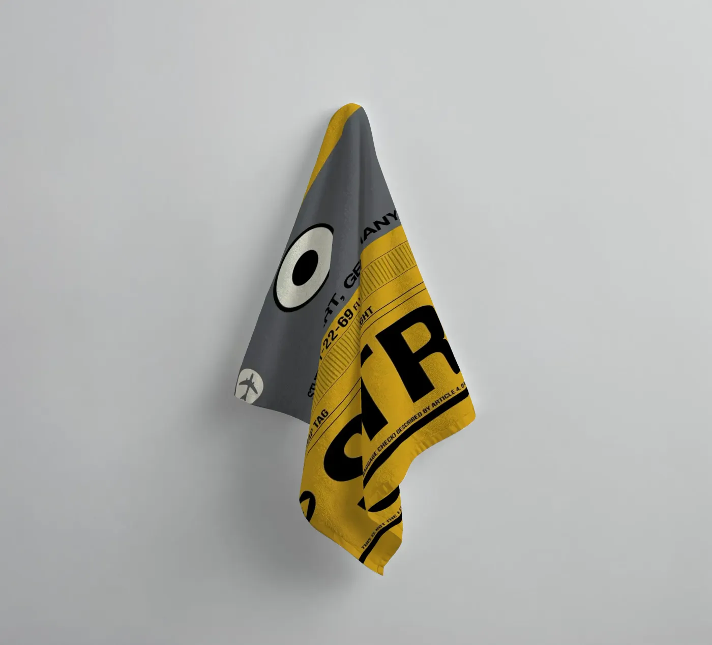 STR - Stuttgart badhanddoek van Naxart