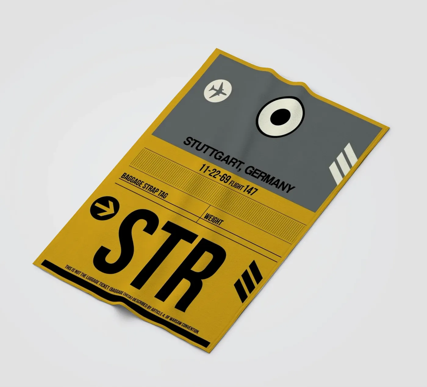 STR - Stuttgart Fleecedecke von Naxart