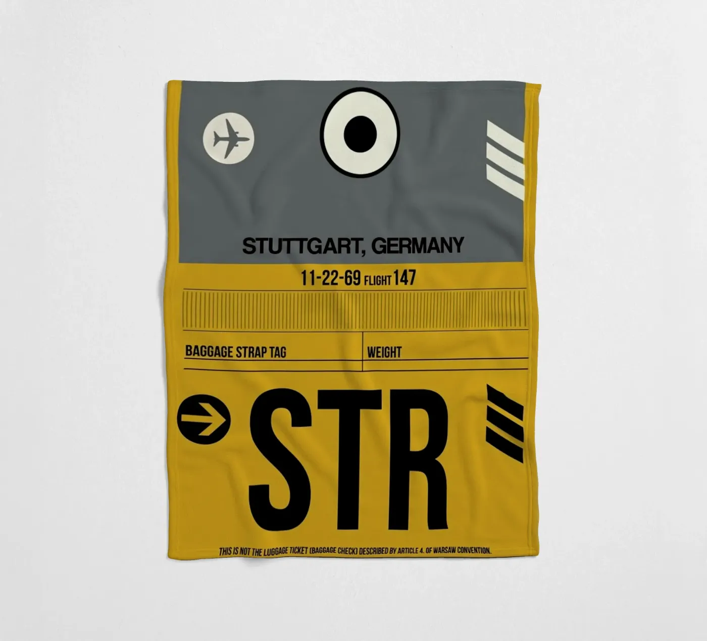 STR - Stuttgart Fleecedecke von Naxart