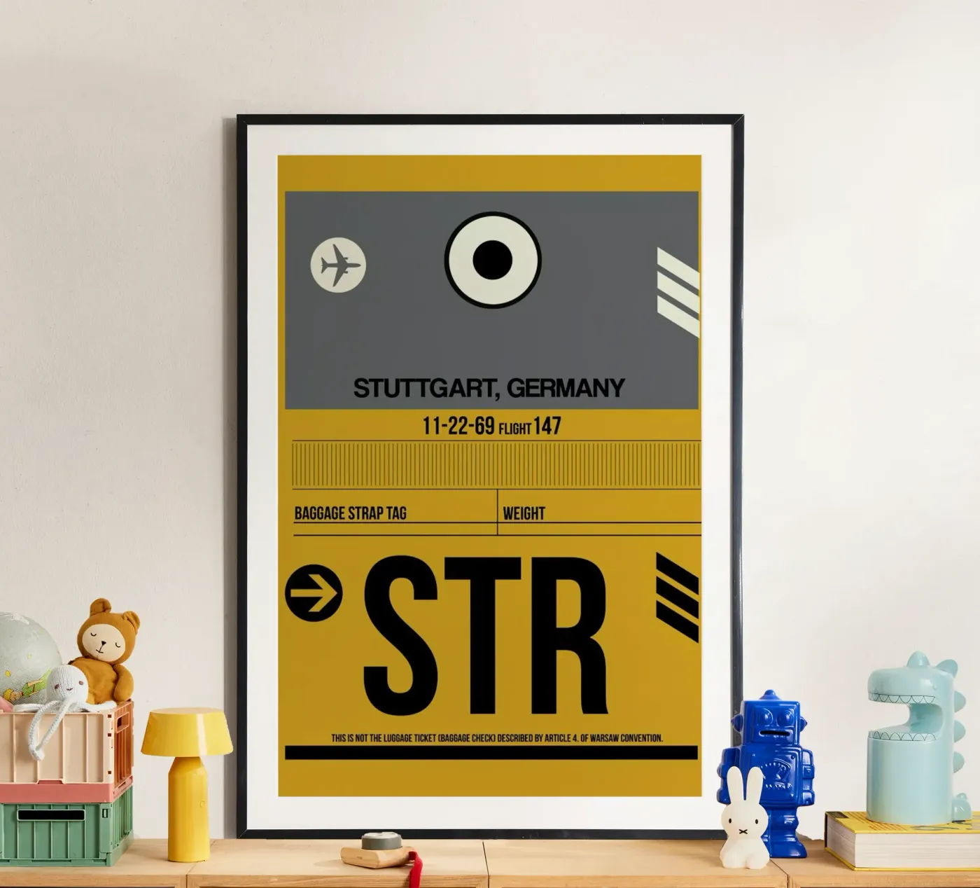 STR - Stuttgart poster by Naxart