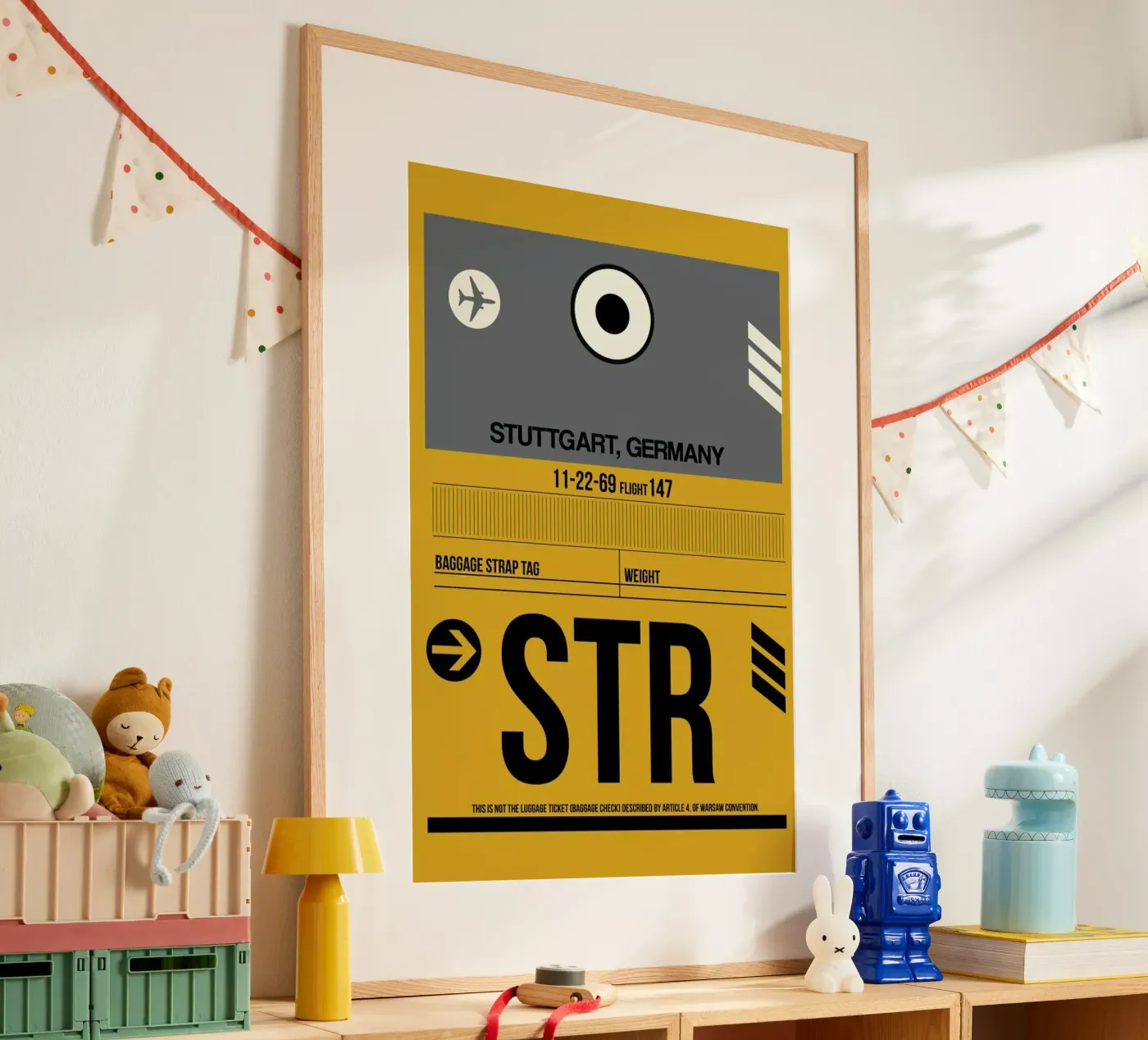 STR - Stuttgart poster by Naxart