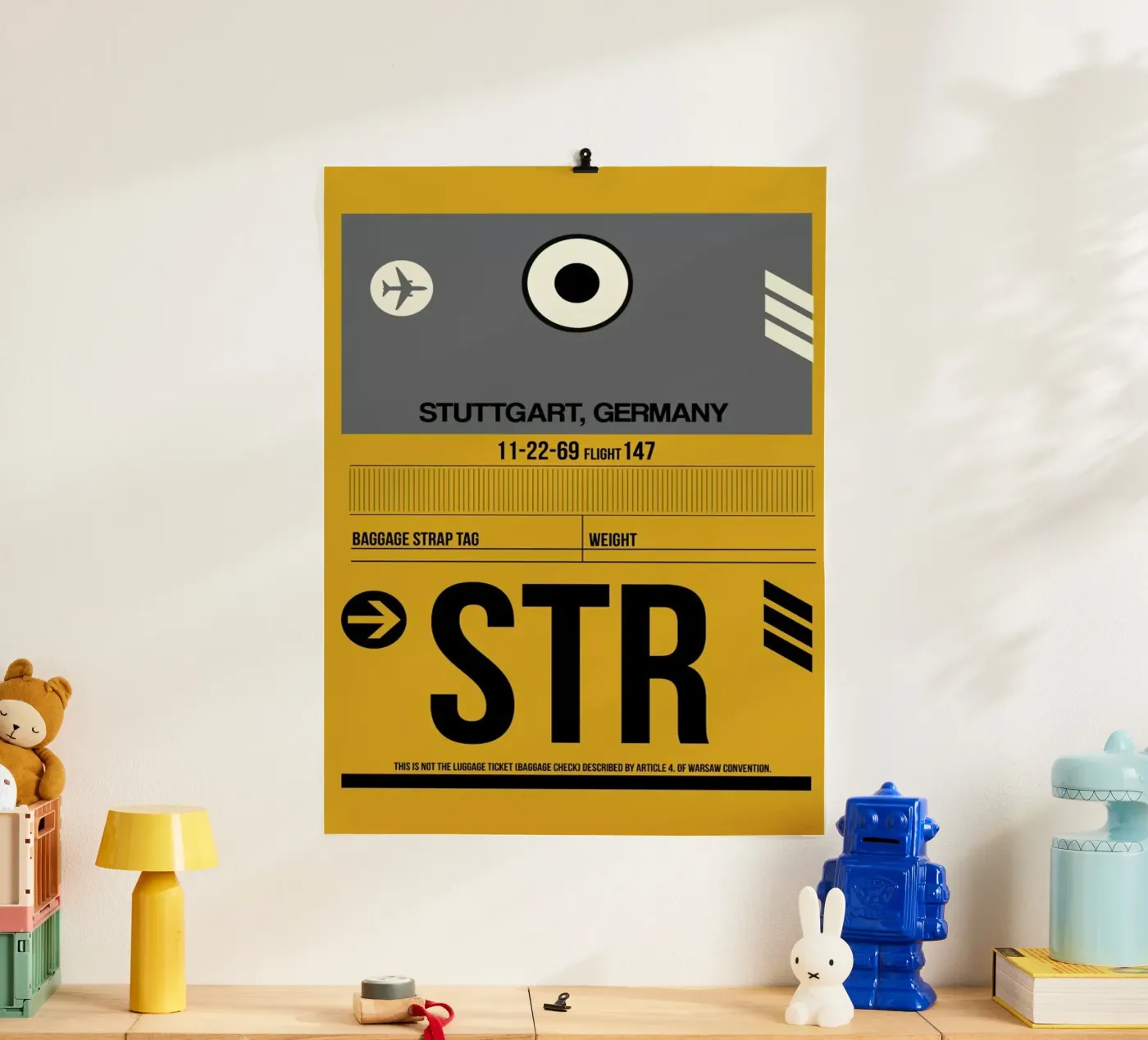 STR - Stuttgart poster by Naxart
