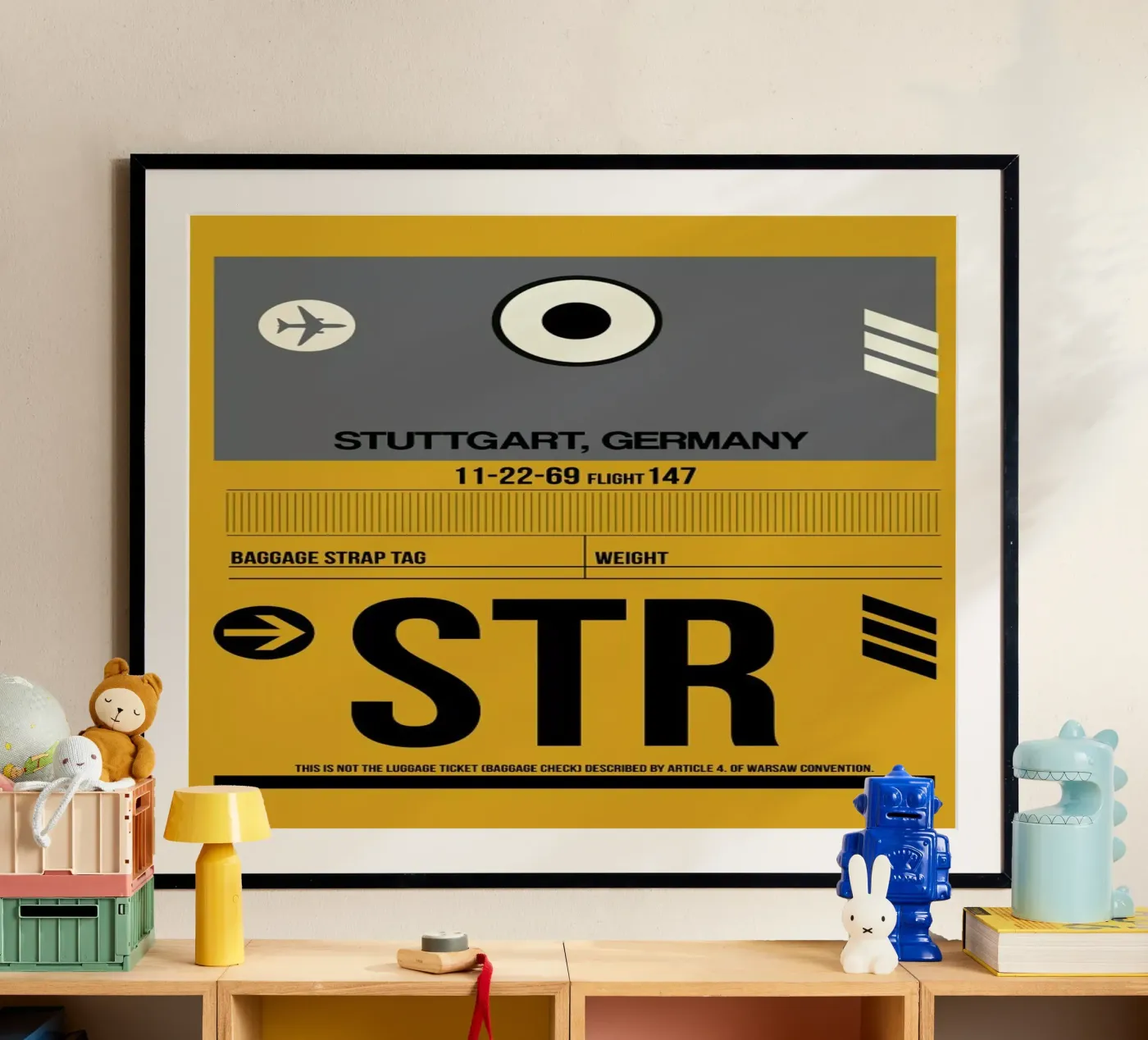 STR - Stuttgart poster by Naxart