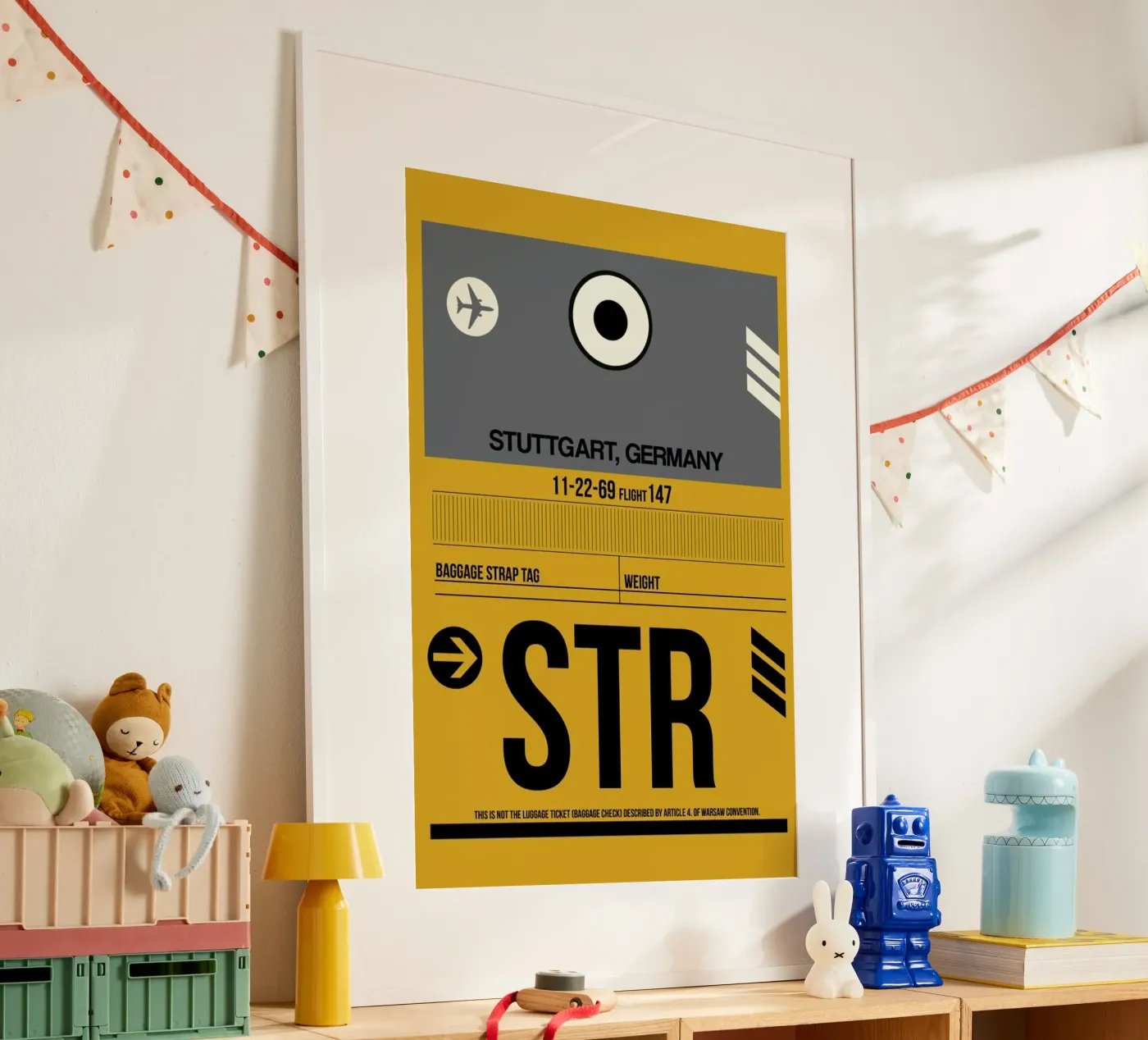 STR - Stuttgart poster by Naxart