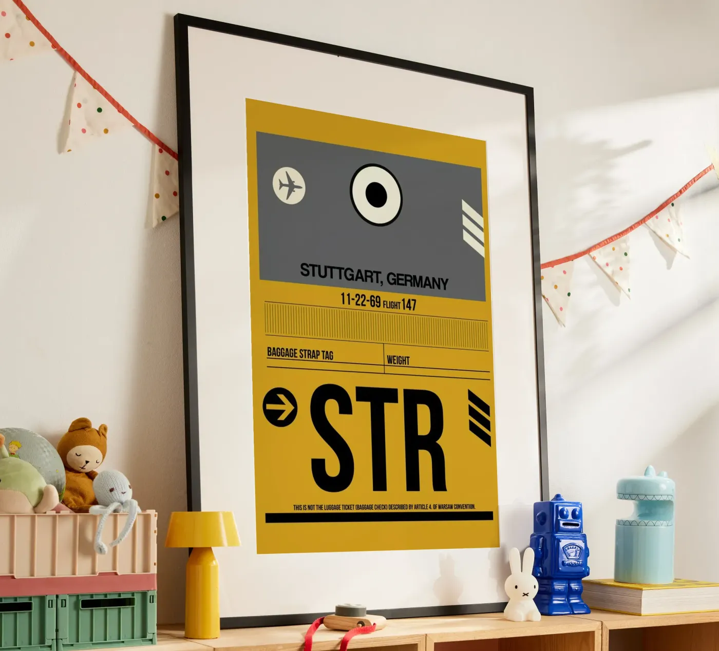 STR - Stuttgart poster by Naxart