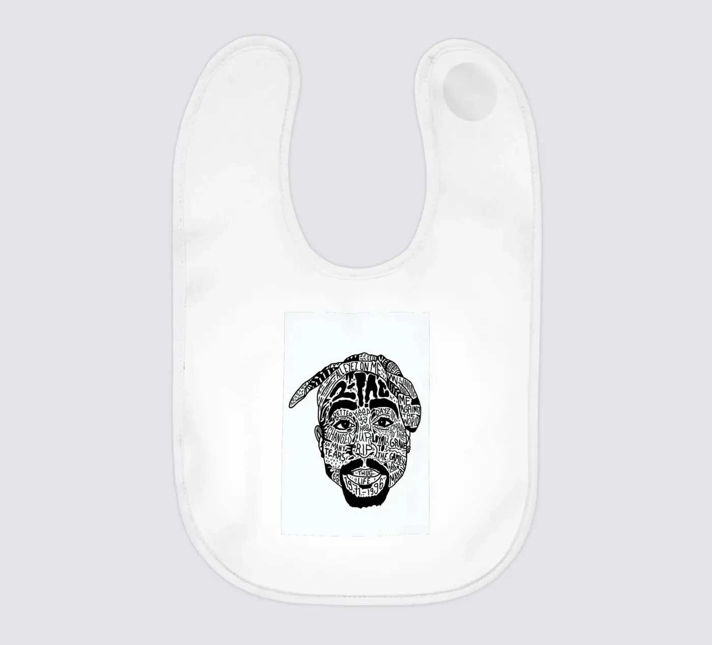 Tupac Babylätzchen von Nick Cocozza