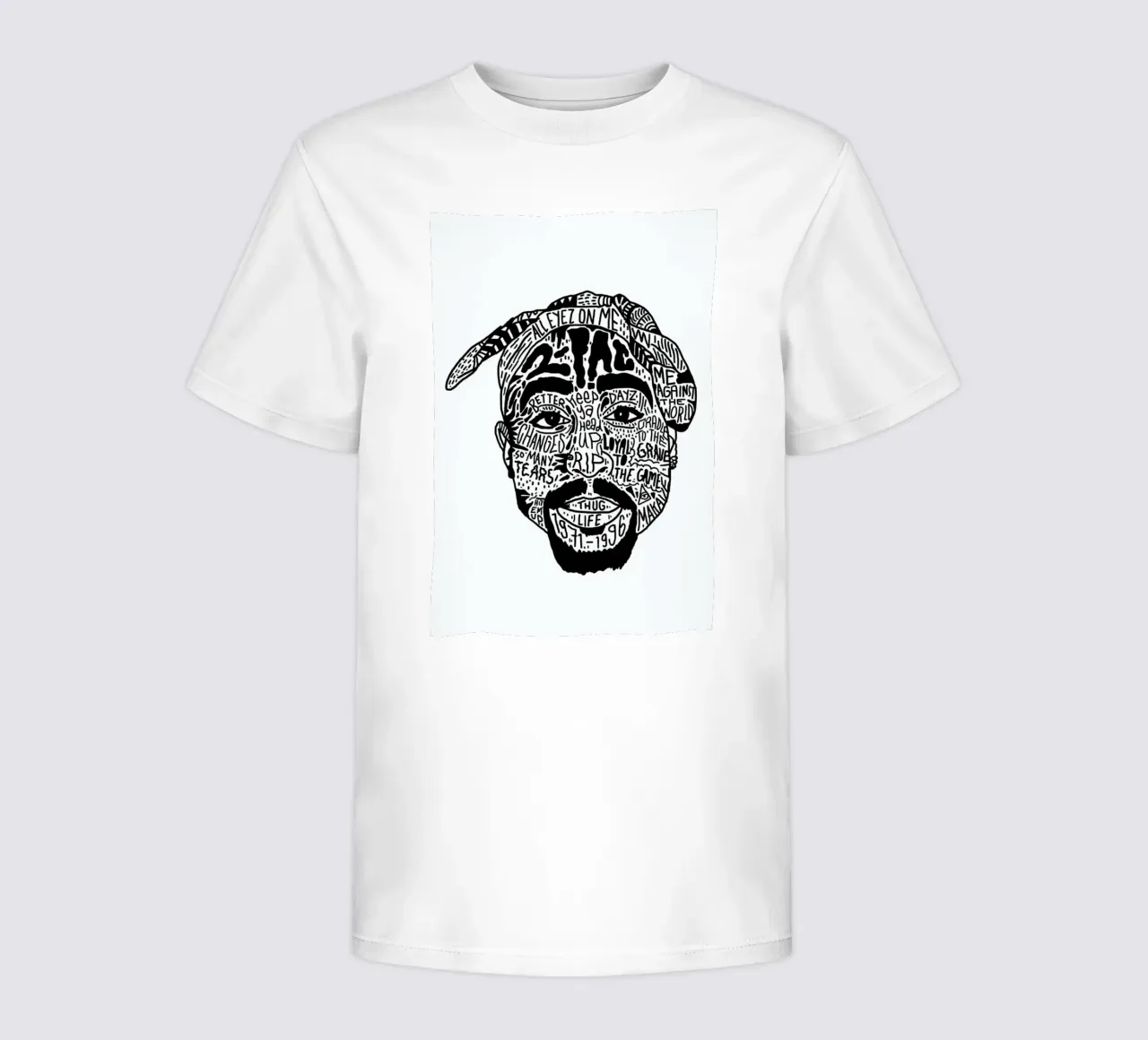 Tupac t-shirt bambini da Nick Cocozza