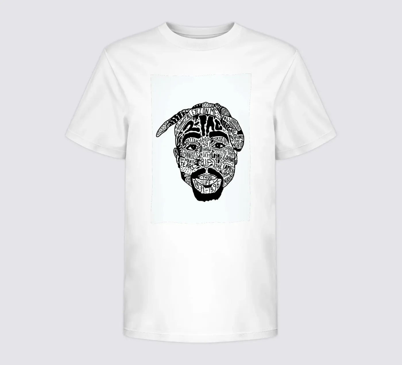 Tupac Kinder T-Shirt von Nick Cocozza