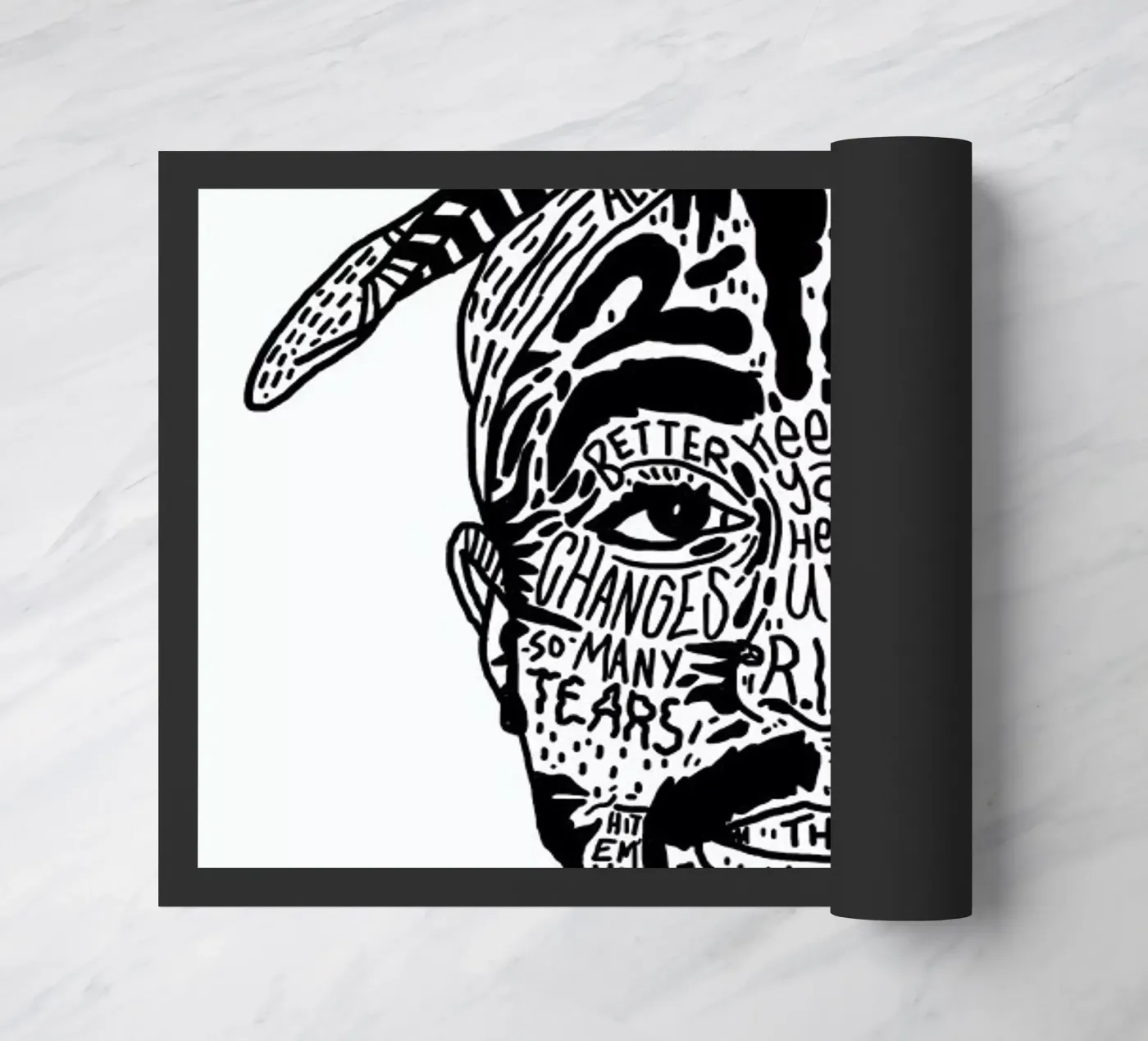 Tupac deurmat van Nick Cocozza