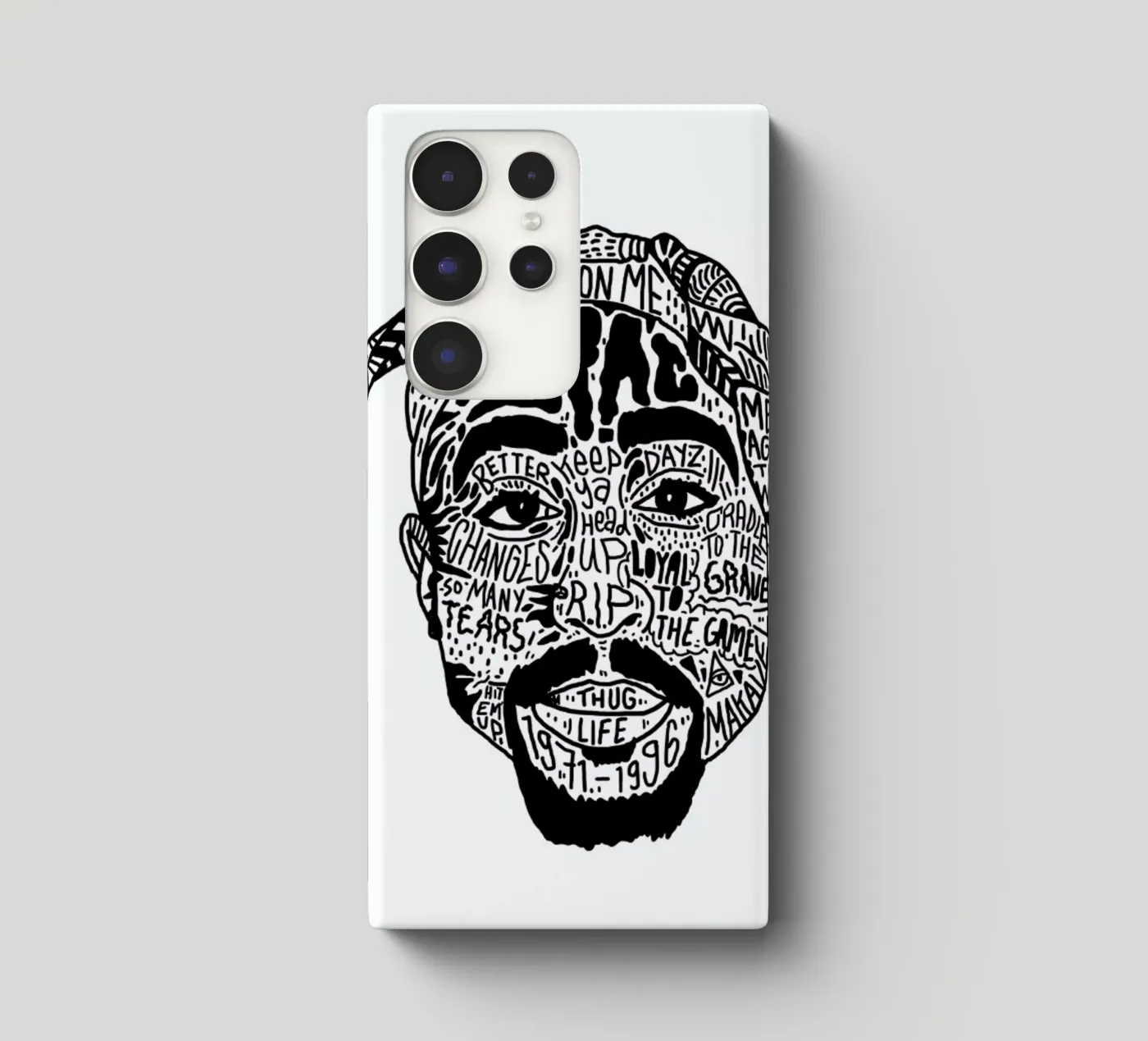 Tupac cover samsung da Nick Cocozza