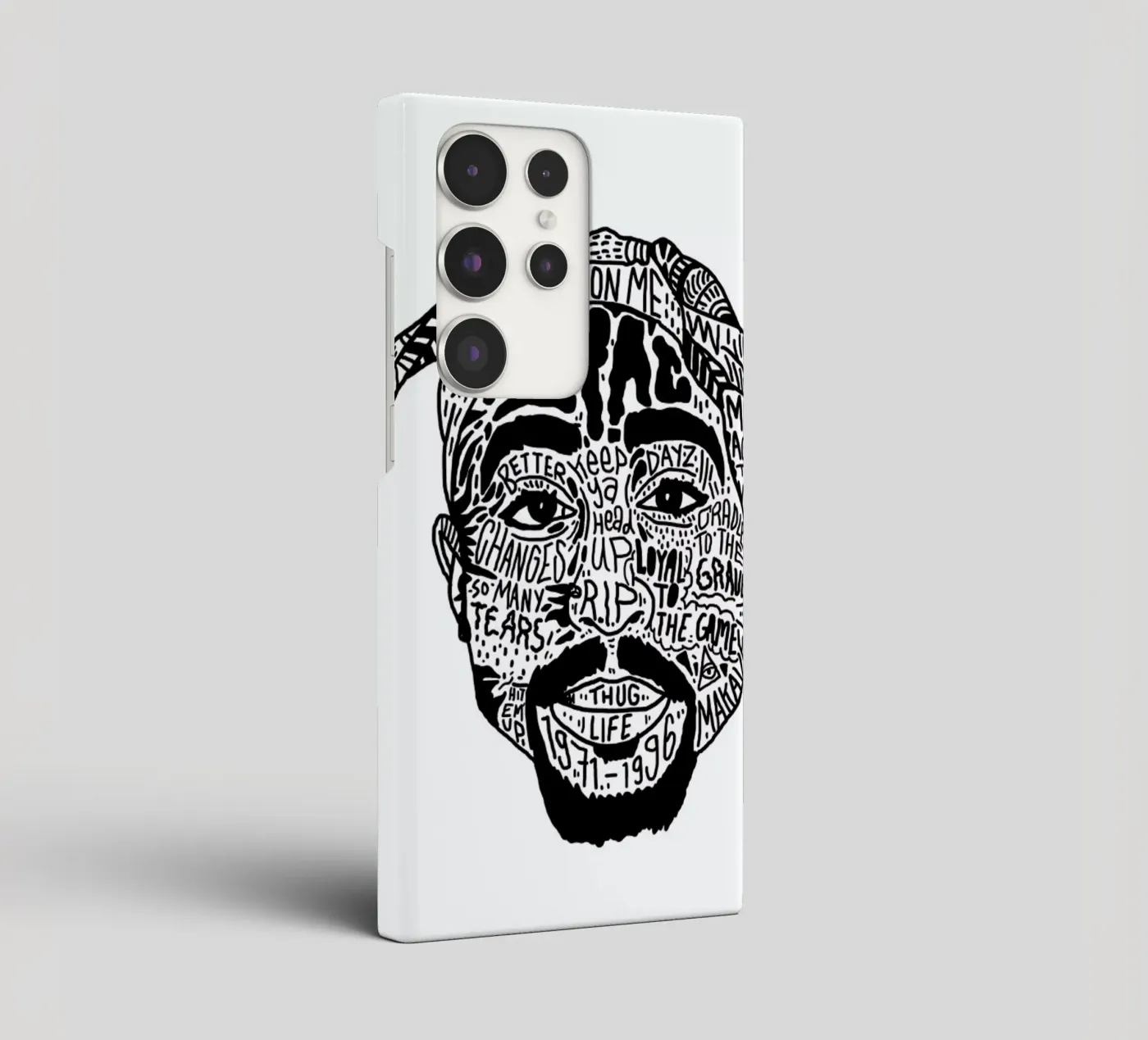 Tupac cover samsung da Nick Cocozza