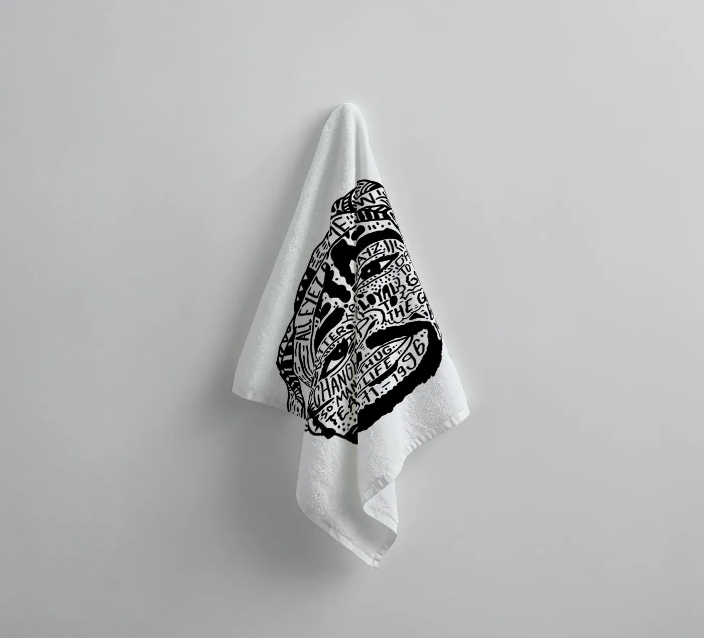 Tupac badhanddoek van Nick Cocozza