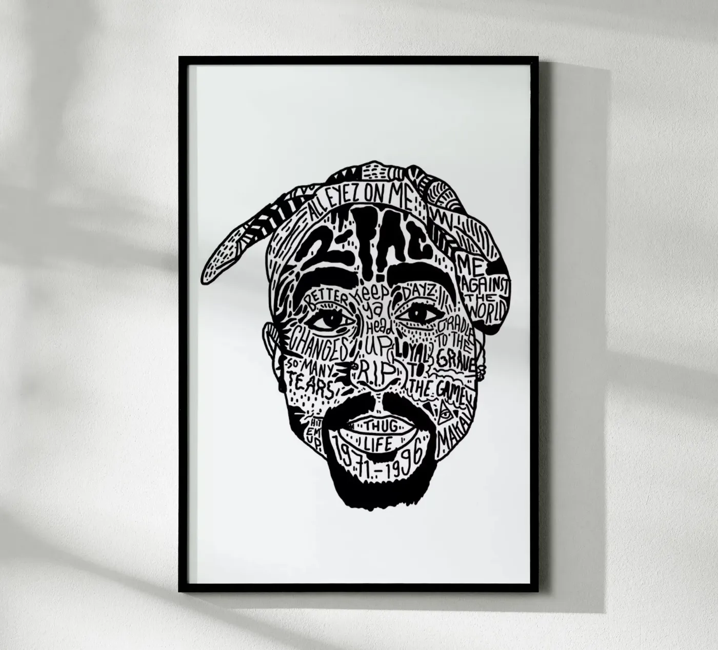 Tupac Poster von Nick Cocozza