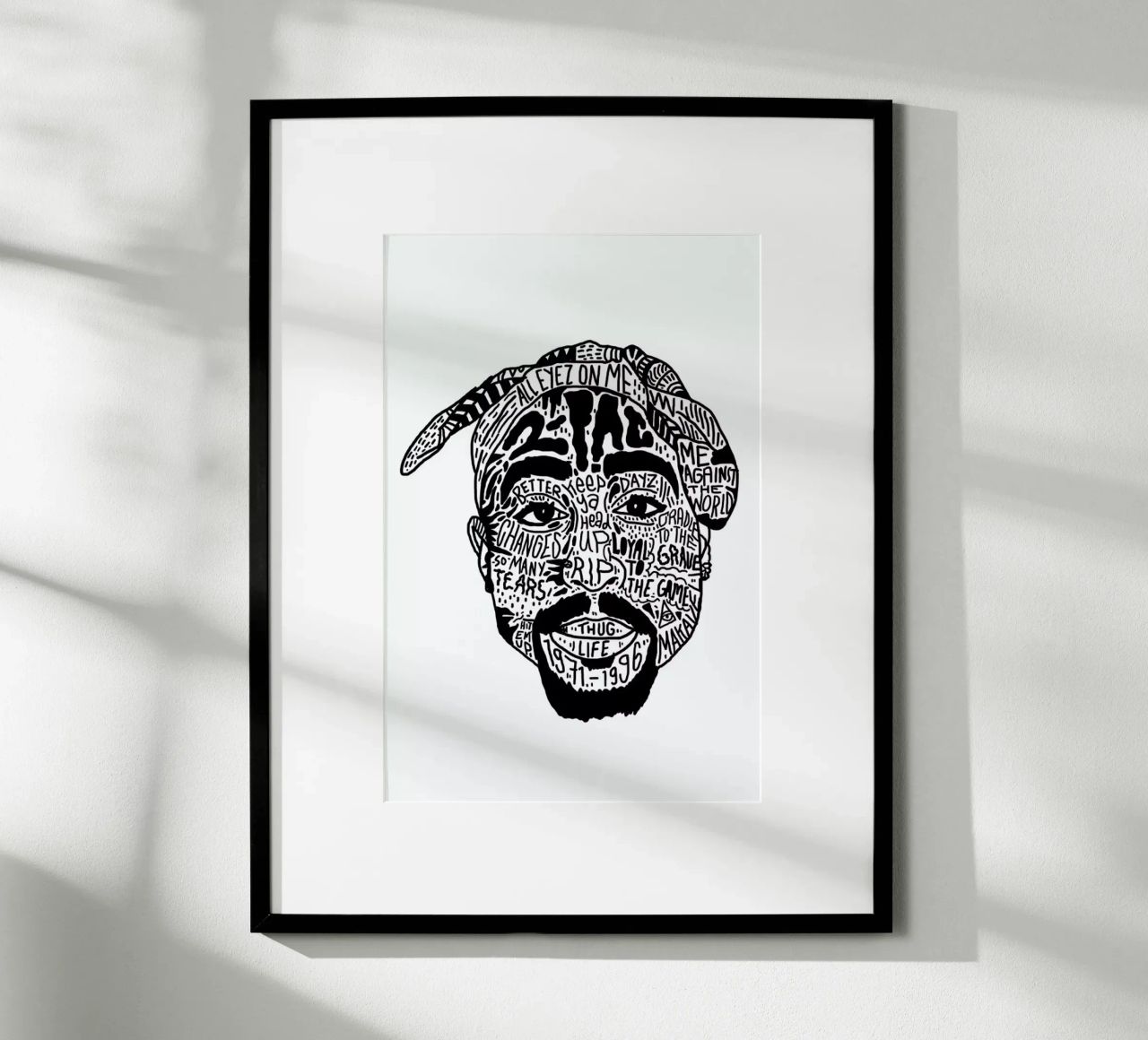Tupac poster de Nick Cocozza