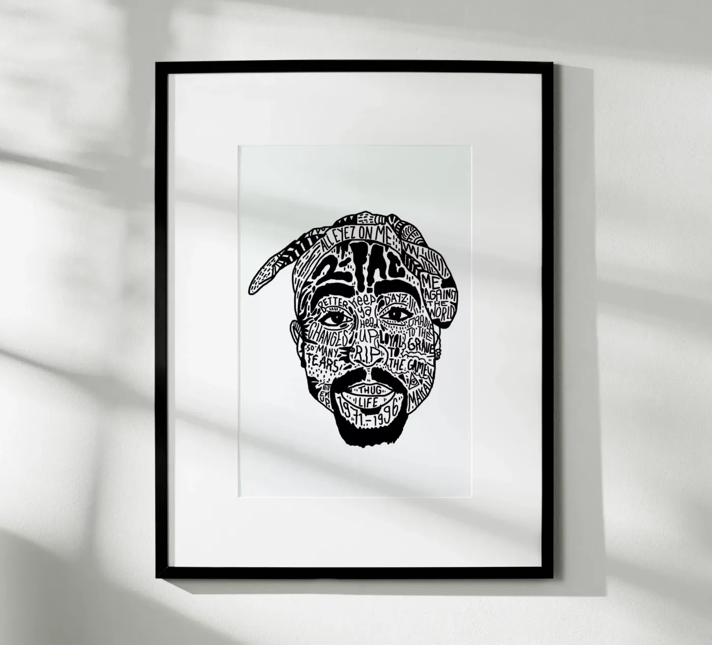 Tupac Poster von Nick Cocozza