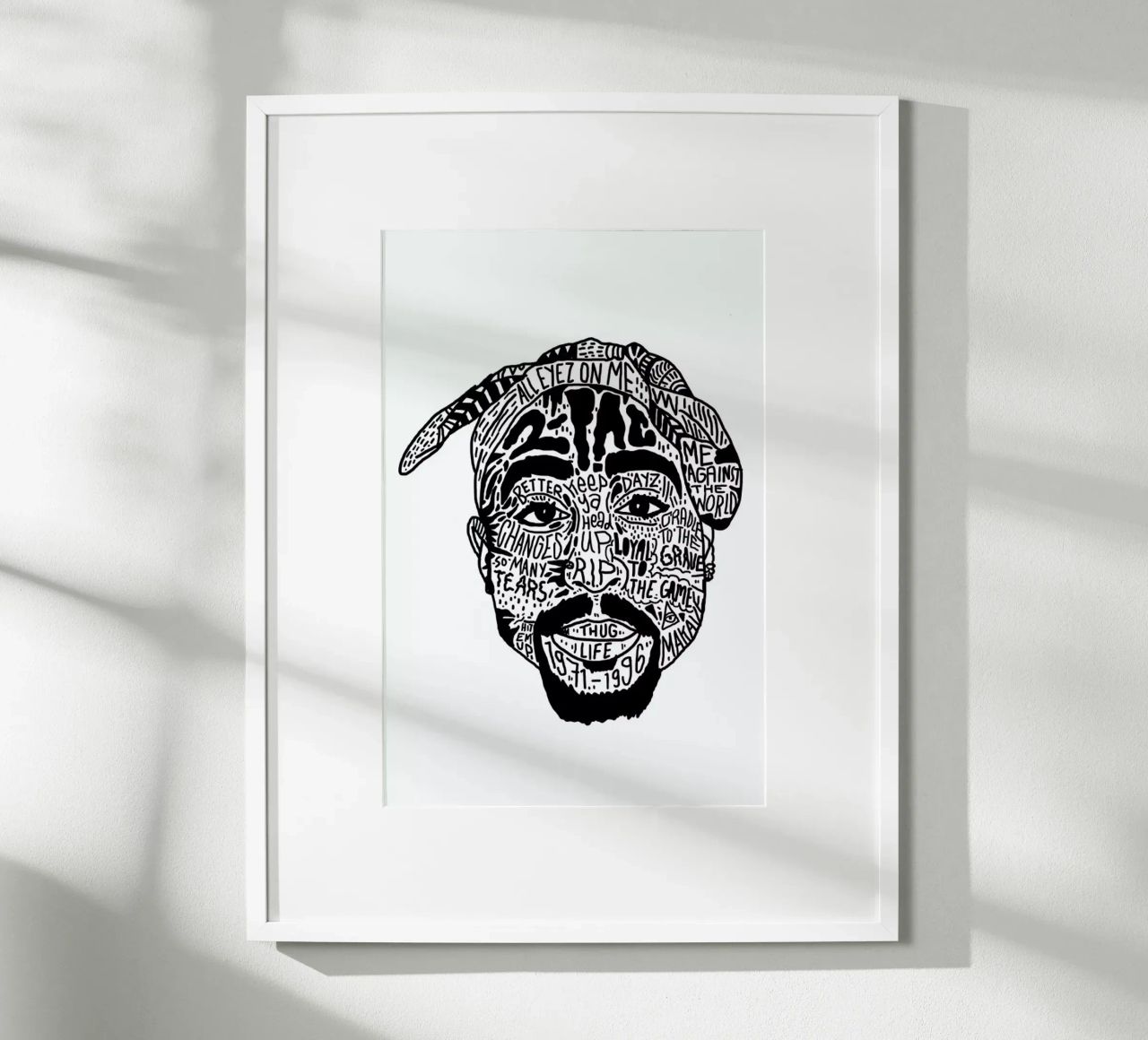 Tupac poster de Nick Cocozza