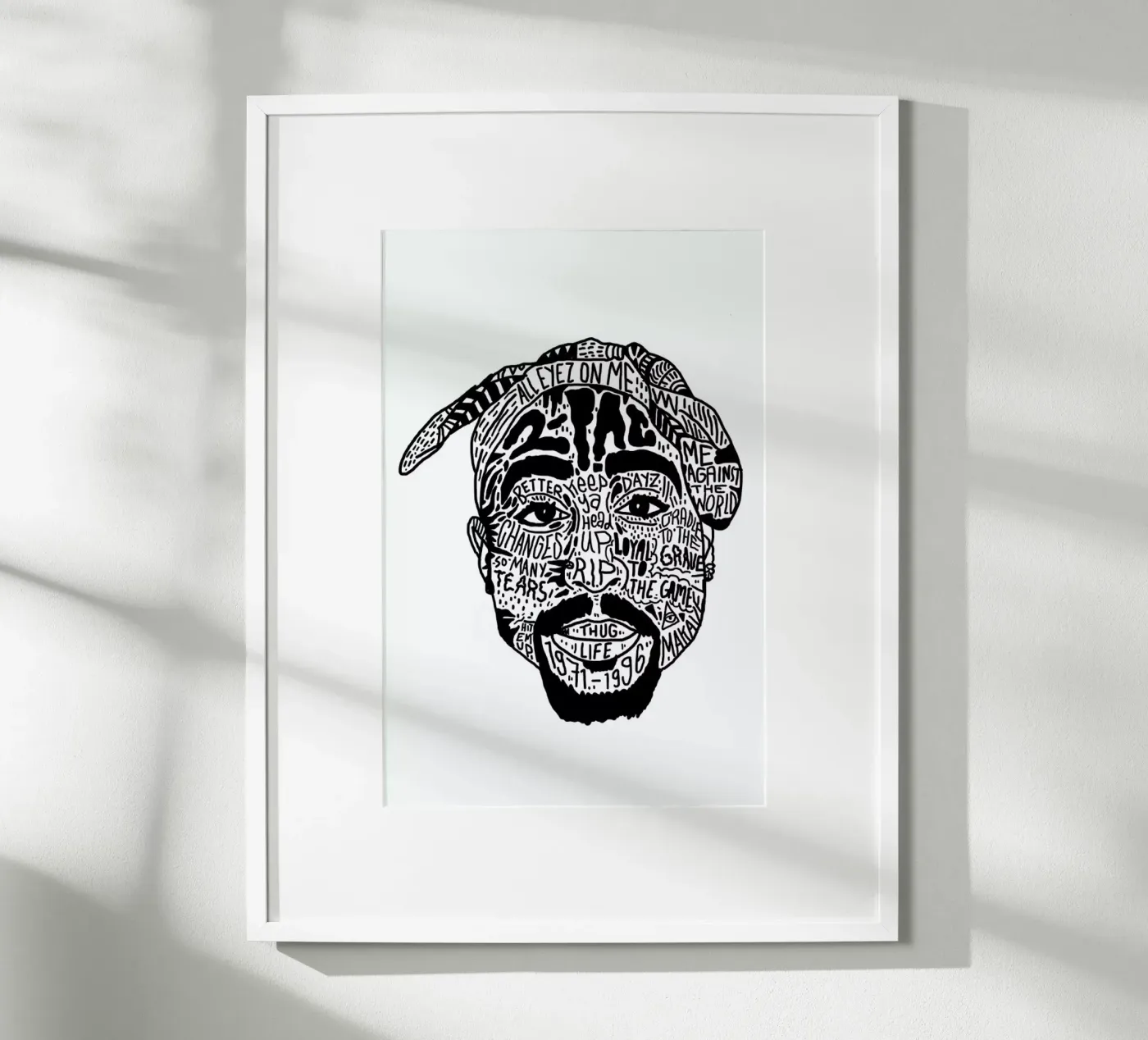 Tupac Poster von Nick Cocozza