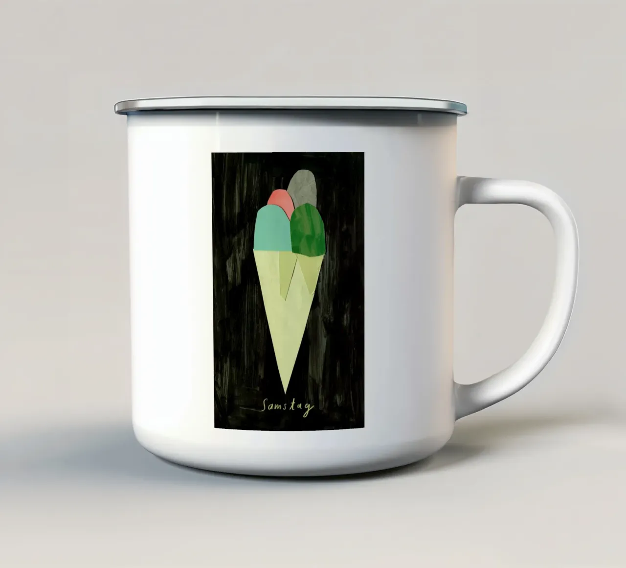 Eis am Samstag tazza in smalto da Rinah Lang