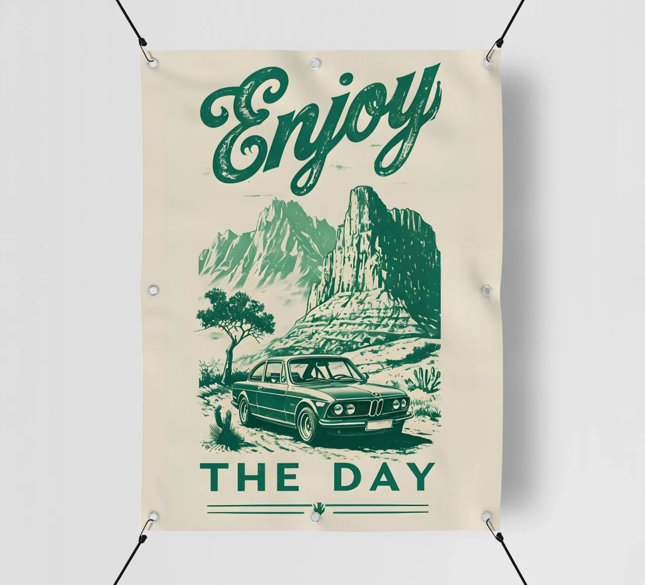 Godetevi la giornata Auto d'epoca retrò telo in pvc da RETRO VINTAGE EDITION