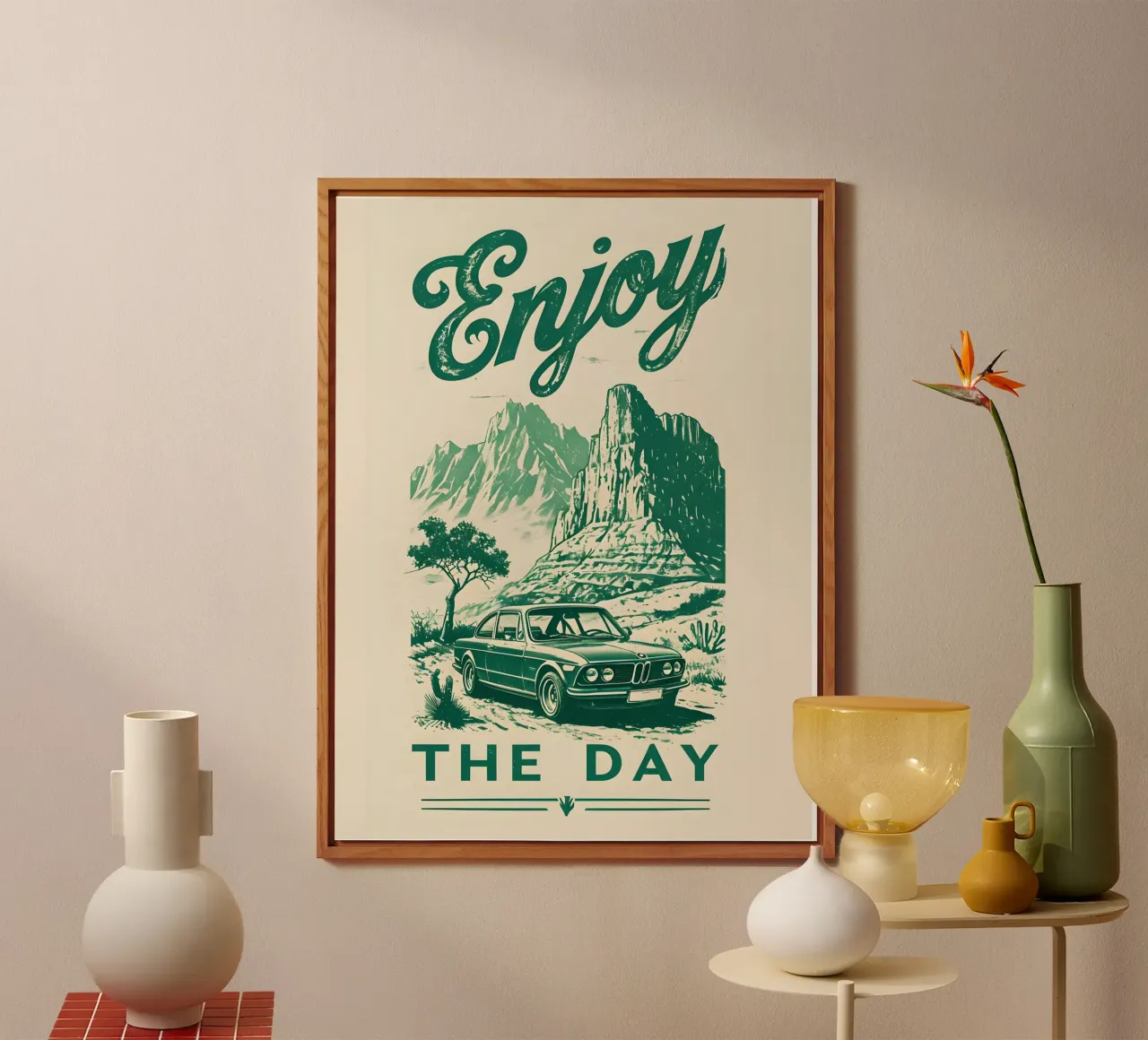 Godetevi la giornata Auto d'epoca retrò alluminio dibond da RETRO VINTAGE EDITION