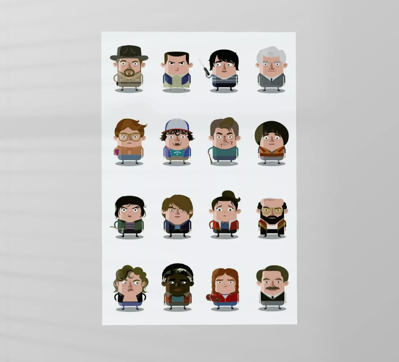 Stranger Things pellicola backlit da Ballooon