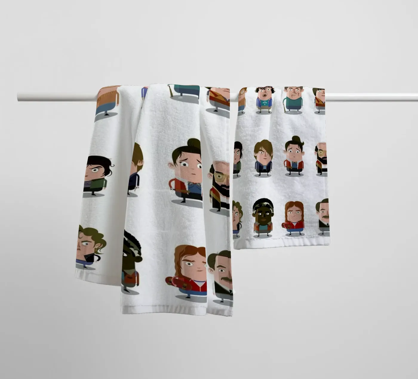 Stranger Things badhanddoek van Ballooon