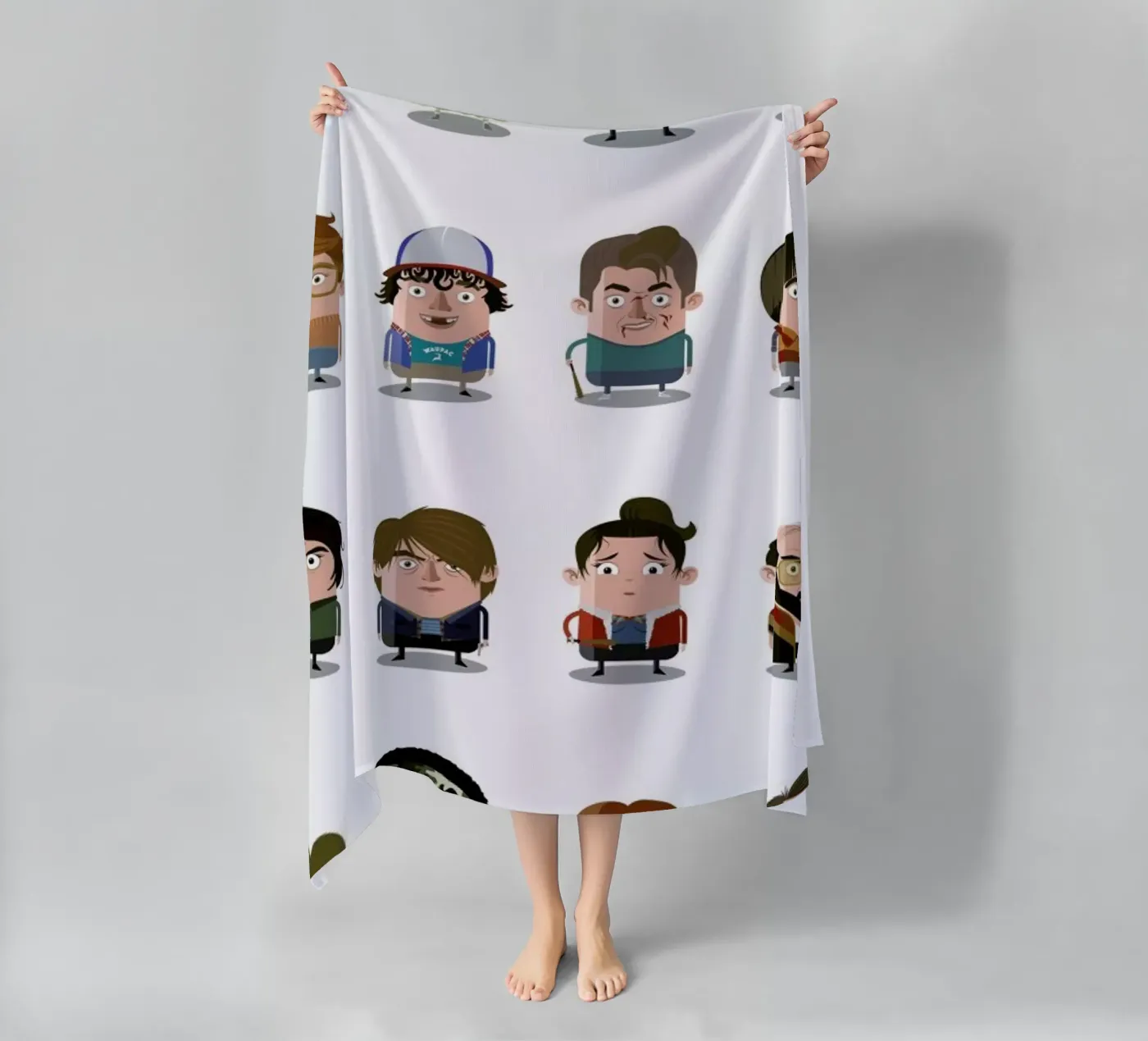 Stranger Things strandhanddoek van Ballooon