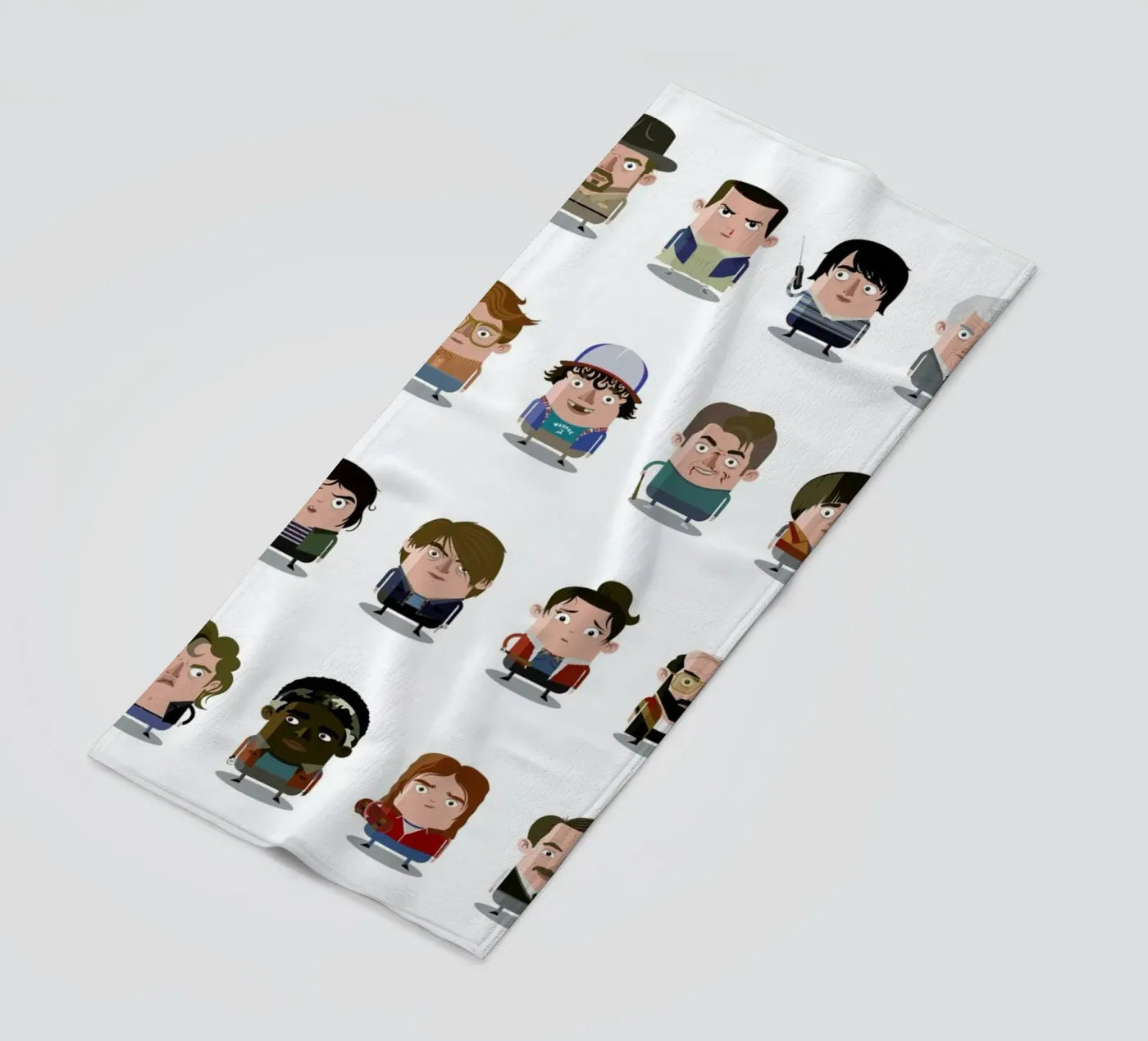 Stranger Things strandhanddoek van Ballooon