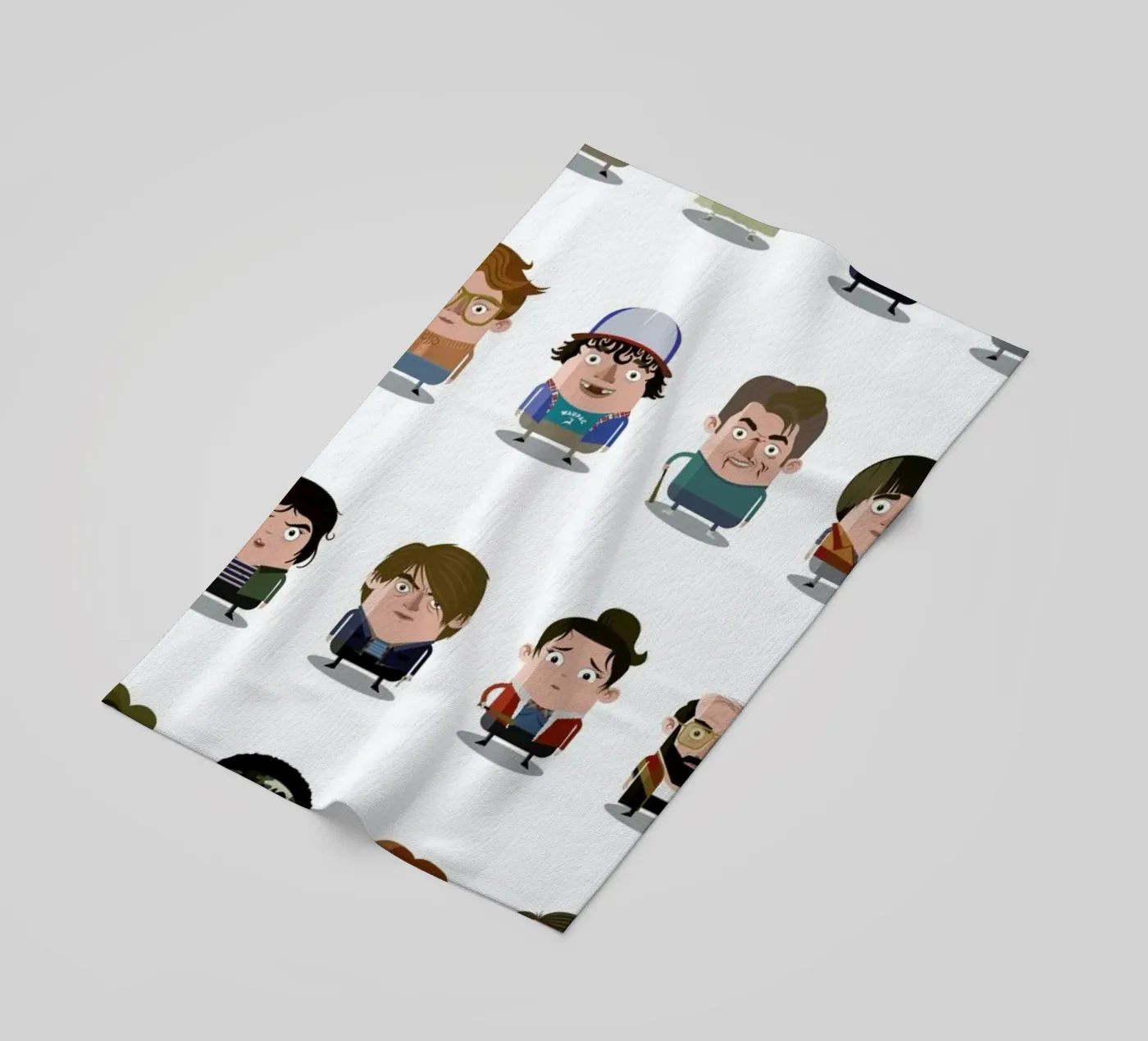 Stranger Things strandhanddoek van Ballooon