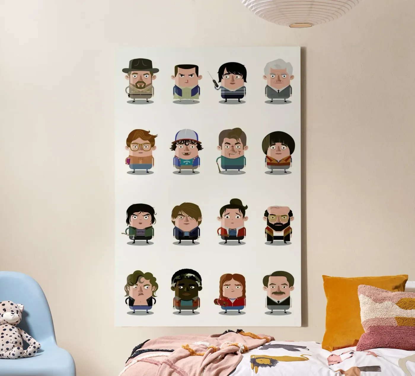 Stranger Things Leinwand von Ballooon