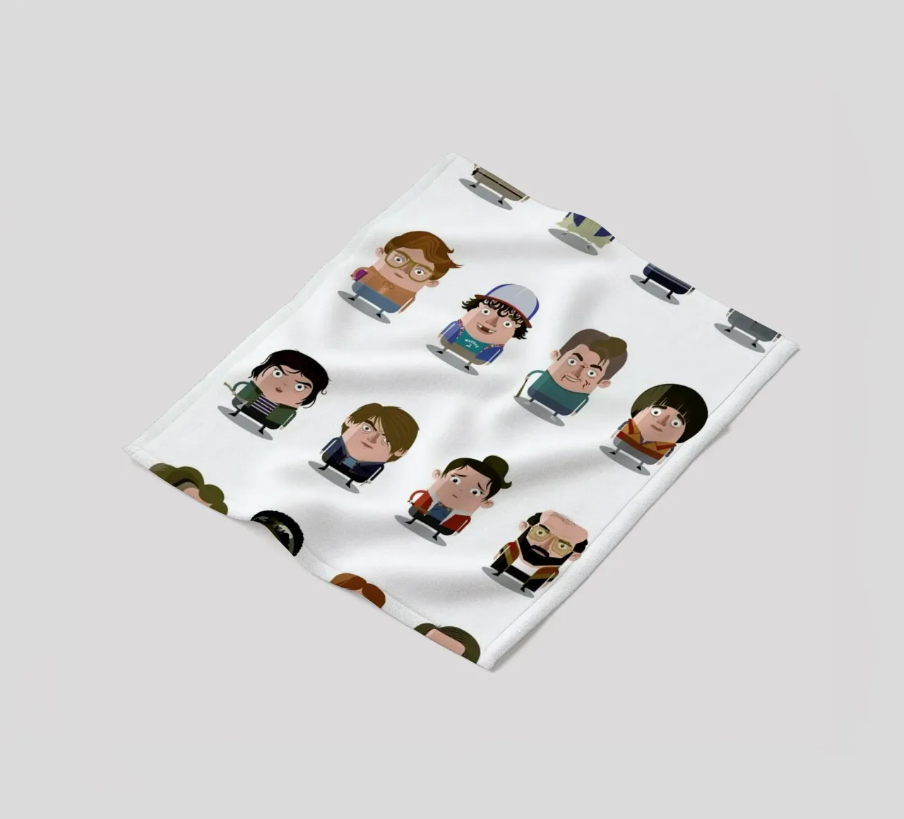 Stranger Things Fleecedecke von Ballooon