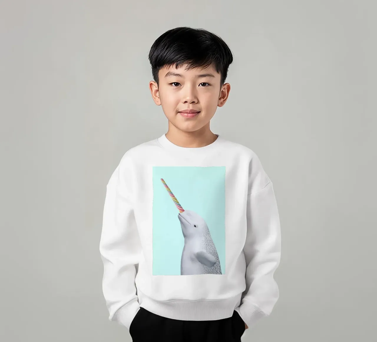 Sea Unicorn felpa bambino da Paul Fuentes Design